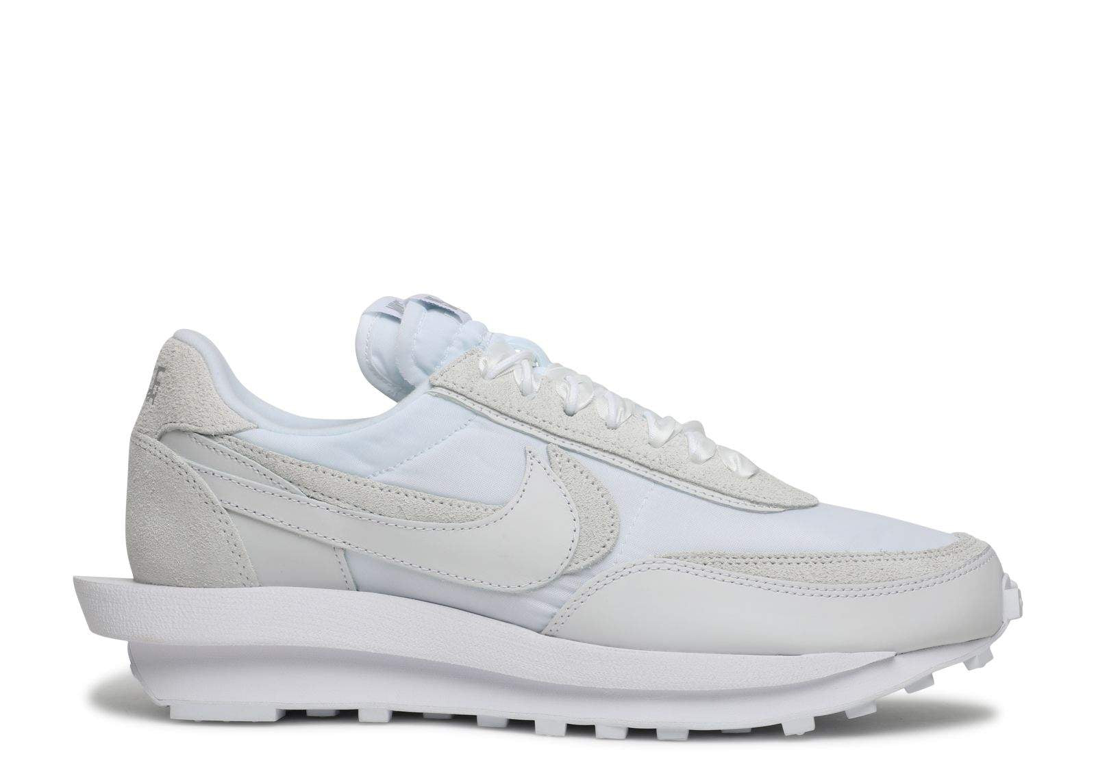 Nike Sacai X LDWaffle ‘White Nylon’ Unfading Sneaker