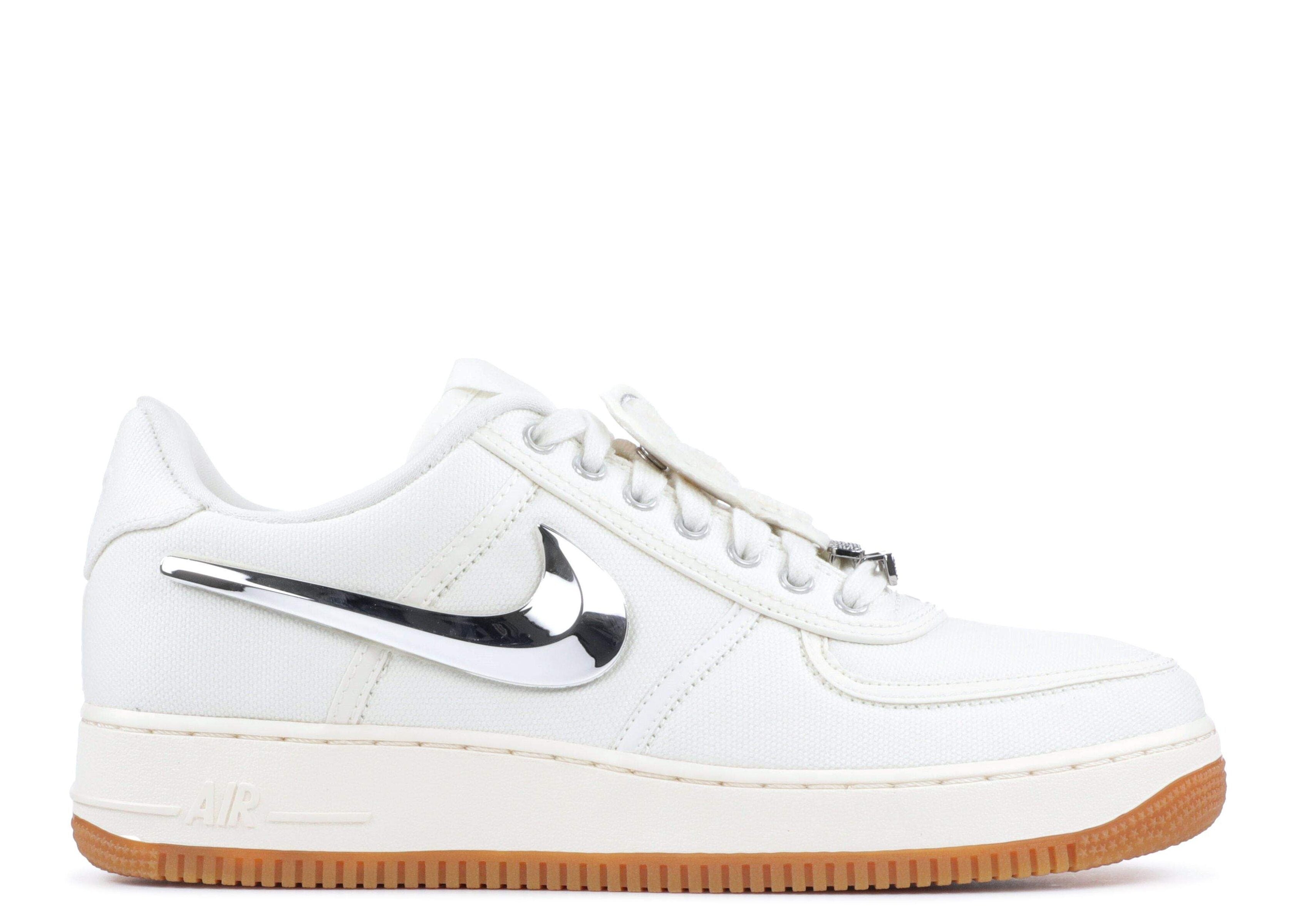 Nike Travis Scott X Air Force 1 ‘Sail’ Revered Footwear