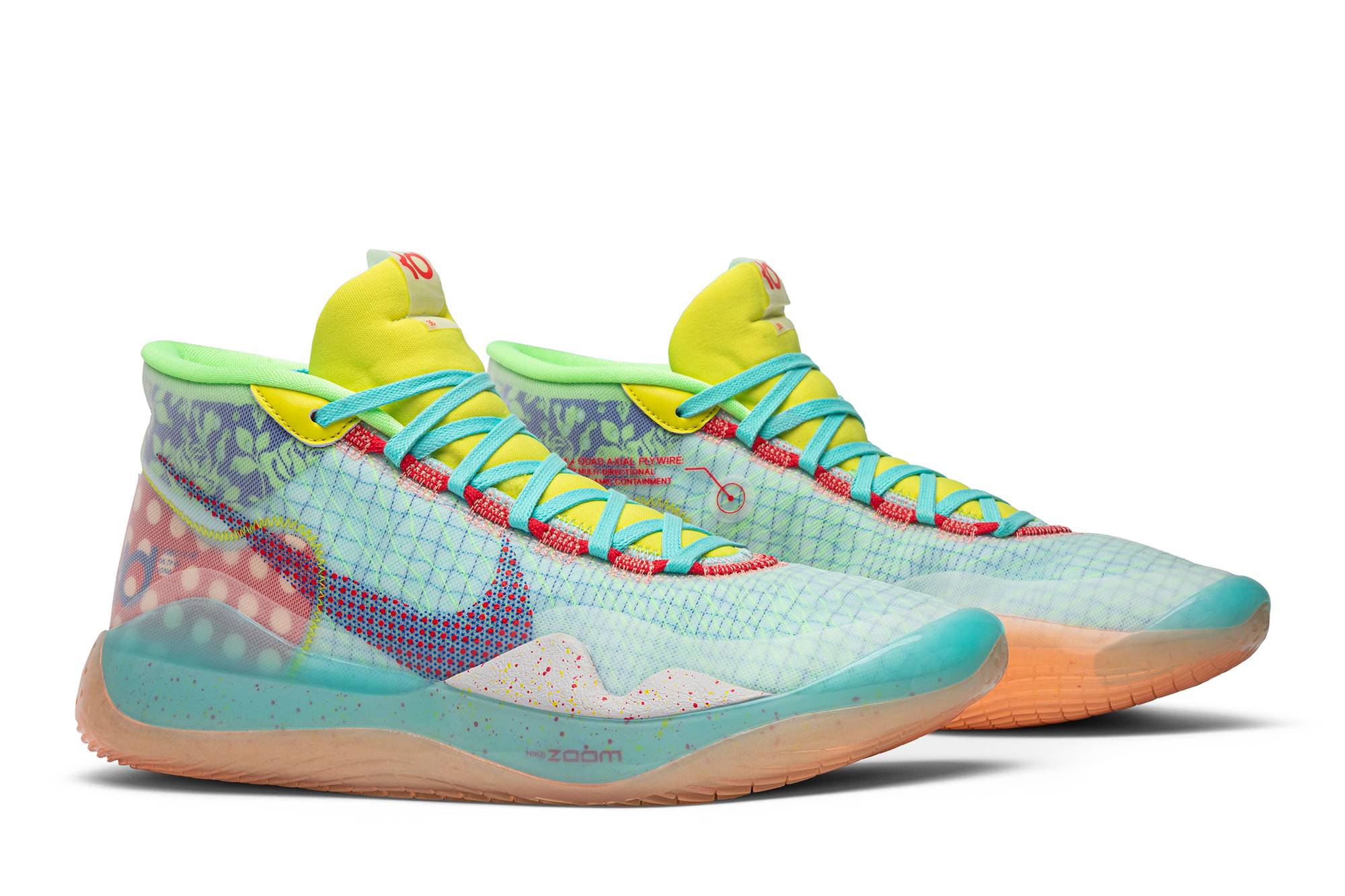 Nike Zoom KD 12 EYBL Peach Jam CK1195-300 - Image 8