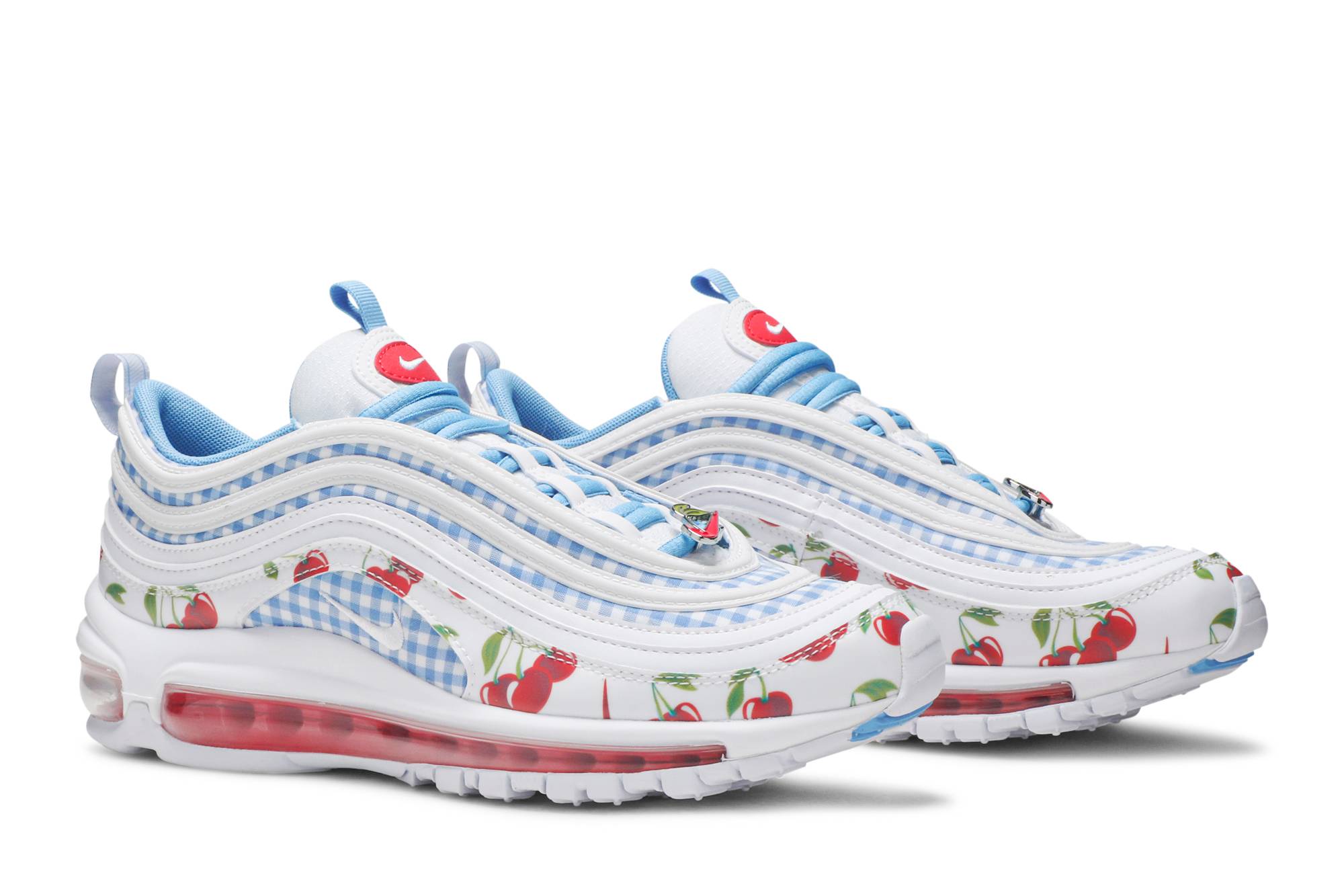 ( Grade School ) Nike Air Max 97 SE Cherry Picnic CW5806-100 - Image 7