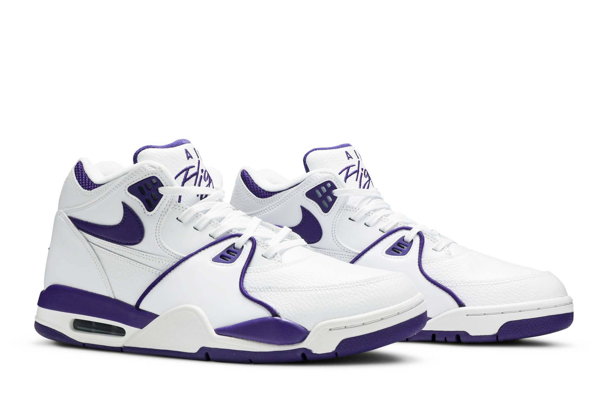 Nike Air Flight 89 White Court Purple CN0050-101 - Image 8