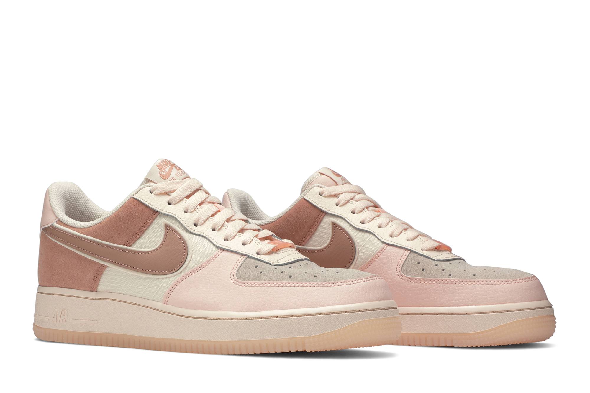 ( Women ) Nike Air Force 1 07 Low Premium Washed Coral 896185-603 - Image 8