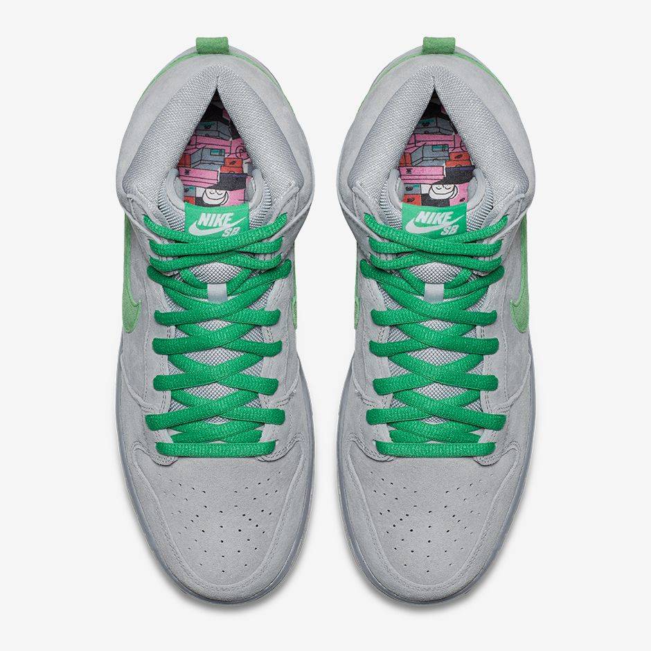 Nike SB Dunk High Pro Silver Box 313171-039 - Image 6