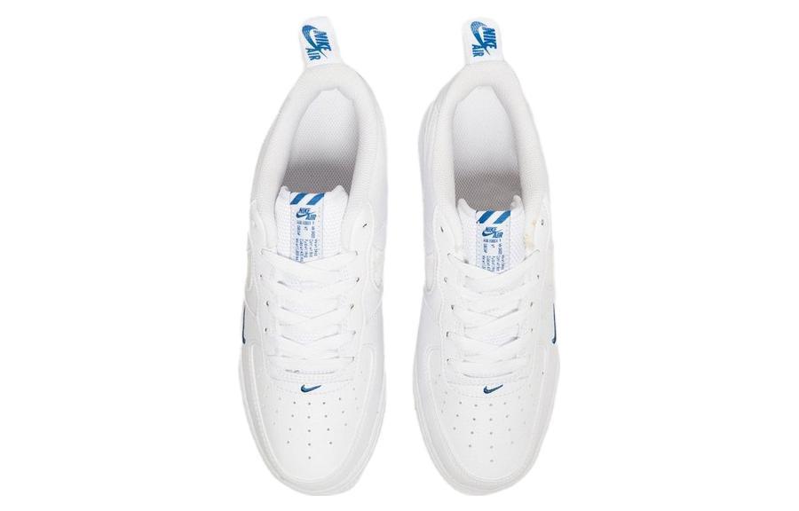 ( Youth ) Nike Air Force 1 Low LV8 White Blue FB8034-100 - Image 6