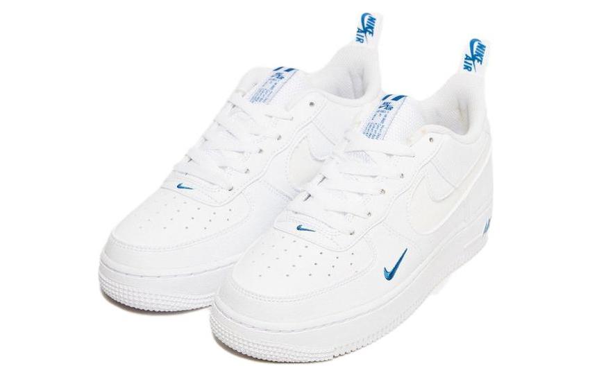 ( Youth ) Nike Air Force 1 Low LV8 White Blue FB8034-100 - Image 5