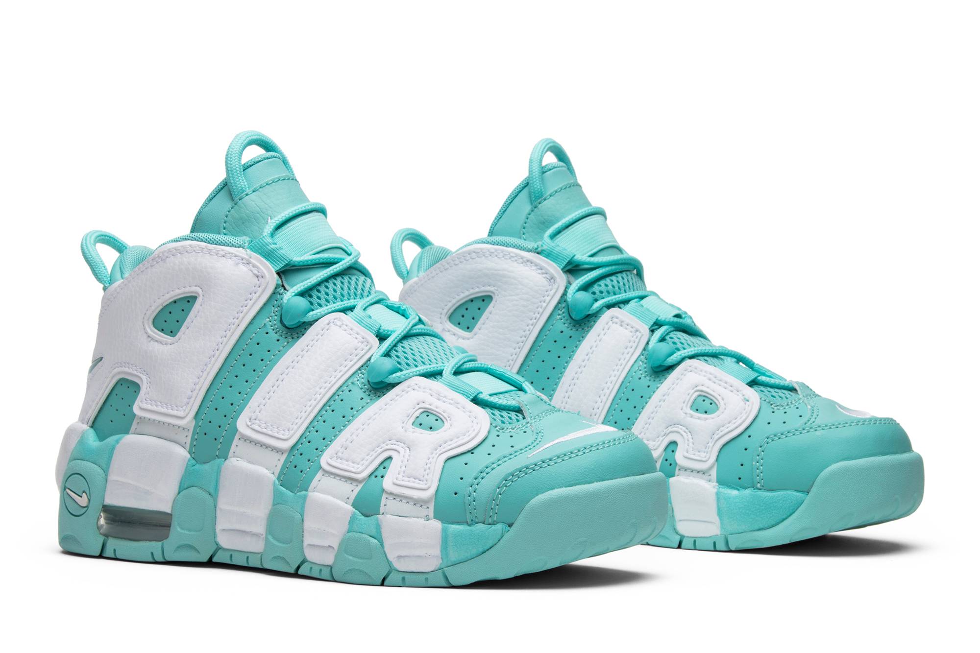 ( Youth ) Nike Air More Uptempo Island Green 415082-300 - Image 8