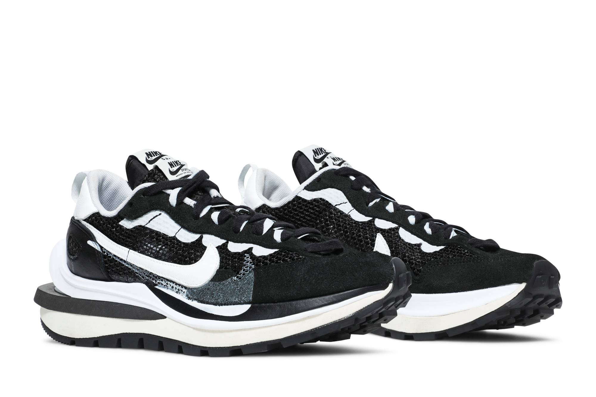Sacai X Nike VaporWaffle Black White CV1363-001 - Image 10