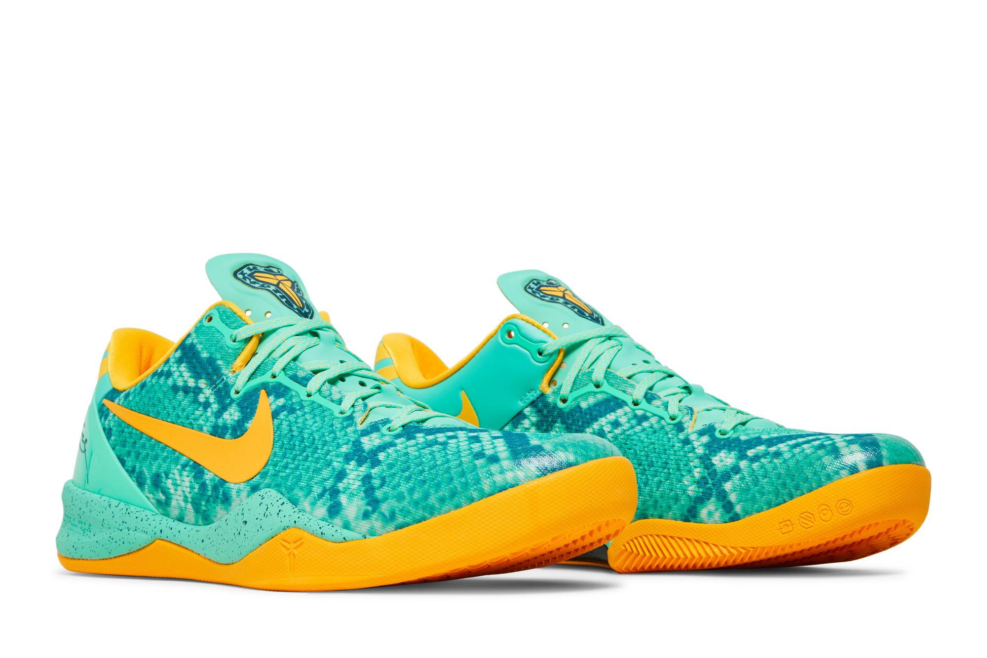 Nike Kobe 8 System Green Glow Laser Orange 555035-304 - Image 8