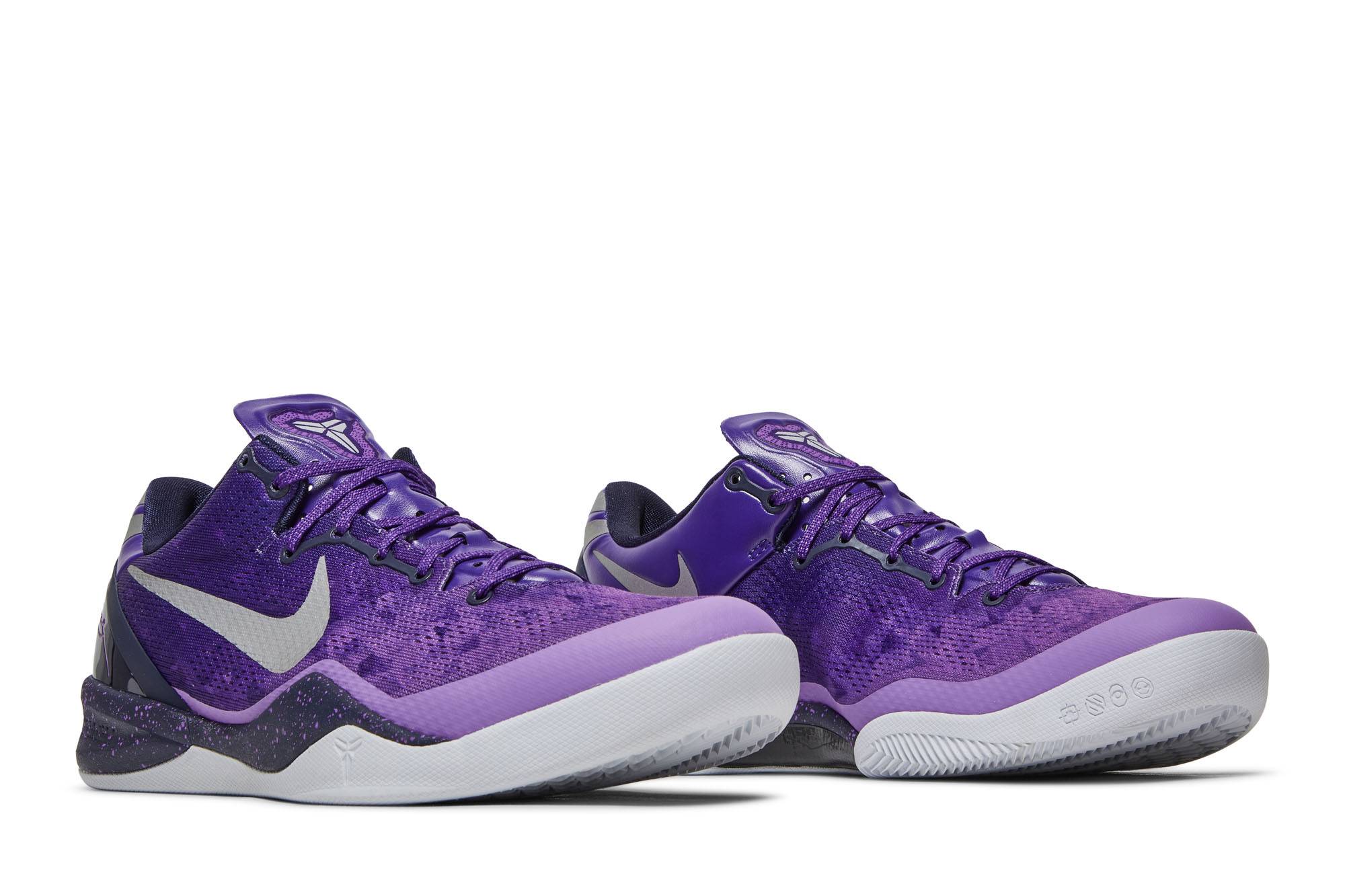 Nike Kobe 8 Playoffs Purple Platinum 555035-500 - Image 8