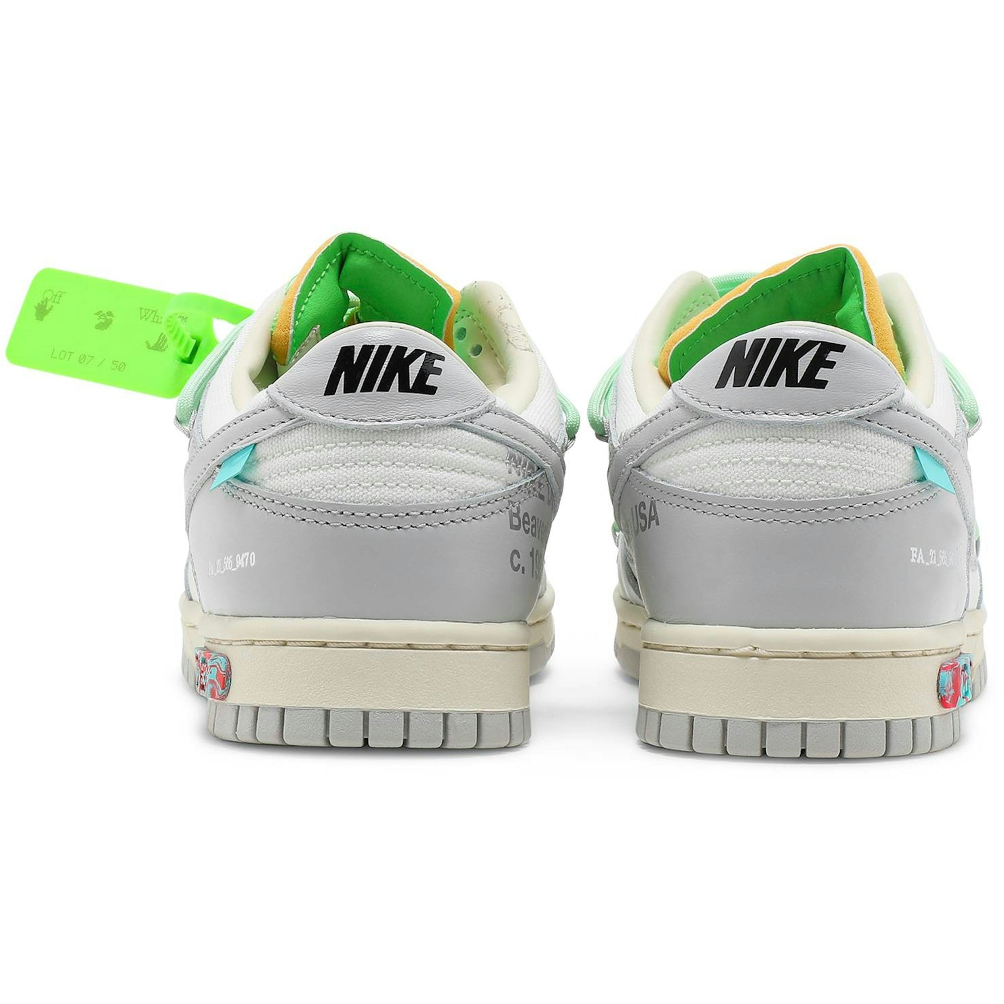 Off-White X Nike Dunk Low Dear Summer – 07 Of 50 DM1602-108 - Image 6