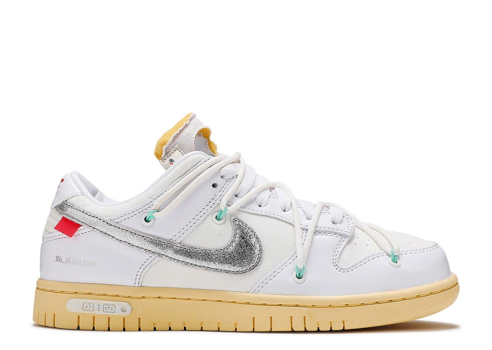 Nike Off-White X Dunk Low ‘Lot 01 Of 50’ Unfading Sneaker