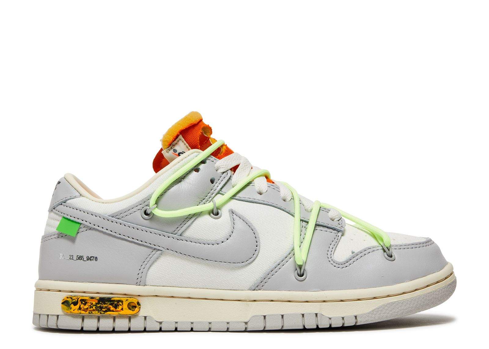 Nike Off-White X Dunk Low ‘Lot 43 Of 50’ Unfading Sneaker