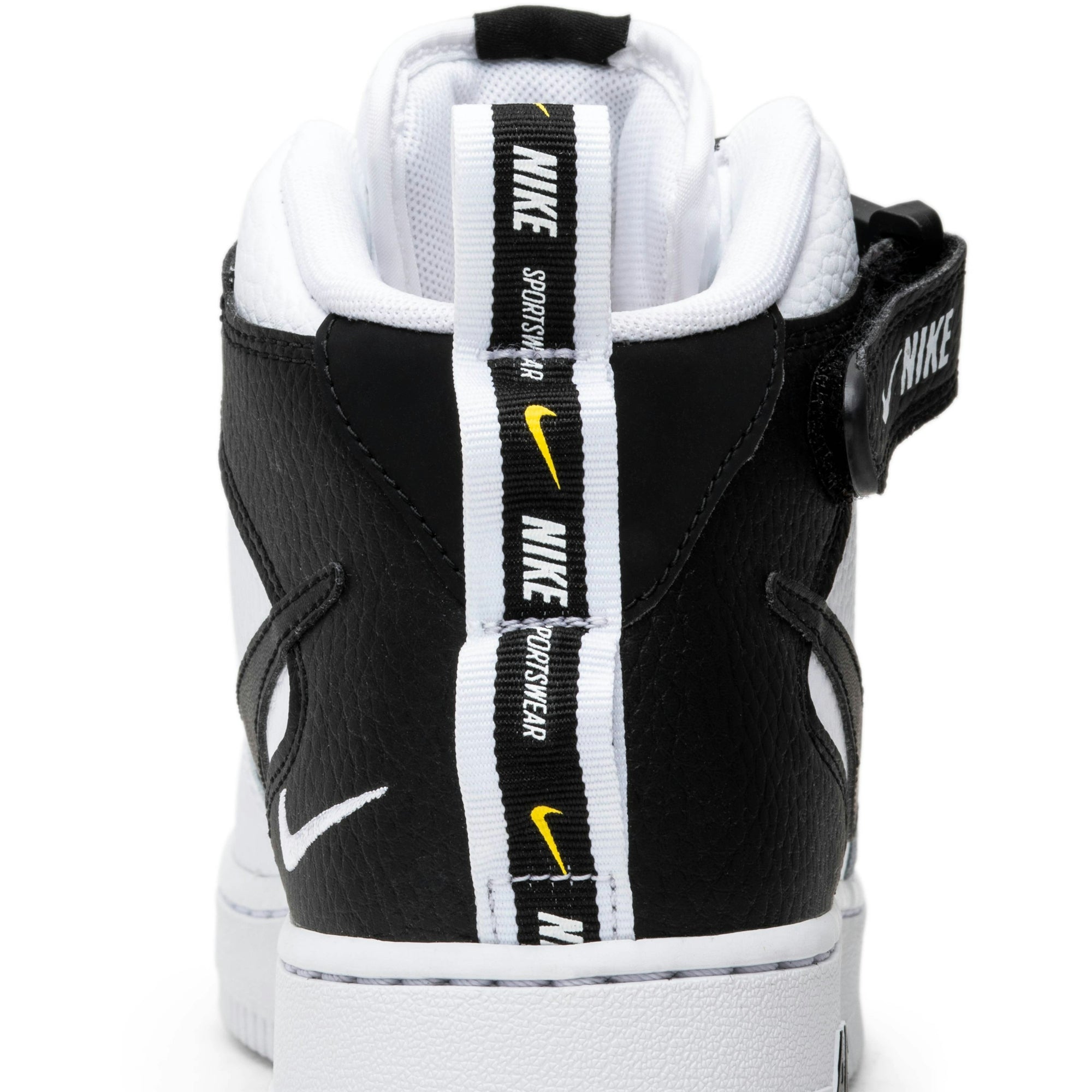 Nike Air Force 1 Mid Utility White Black 804609-103 - Image 7