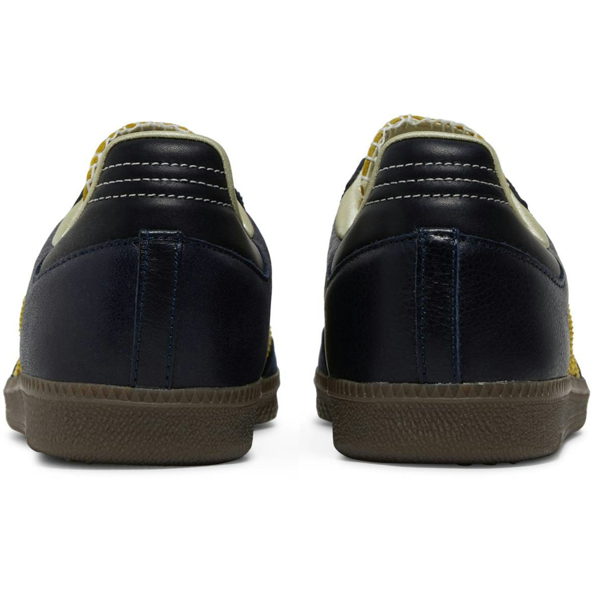 Wales Bonner X Adidas Samba Collegiate Navy Yellow S42595 - Image 6