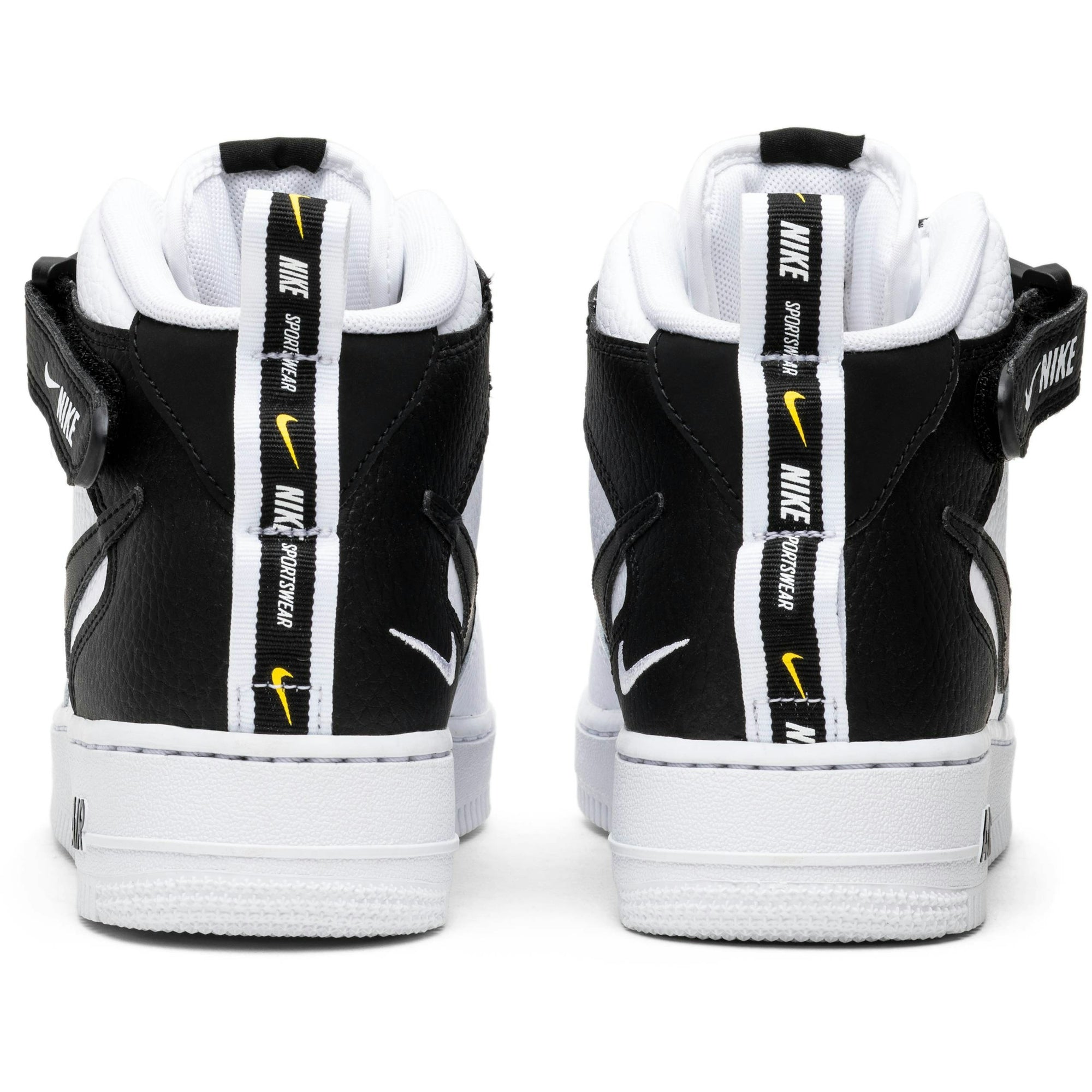 Nike Air Force 1 Mid Utility White Black 804609-103 - Image 6