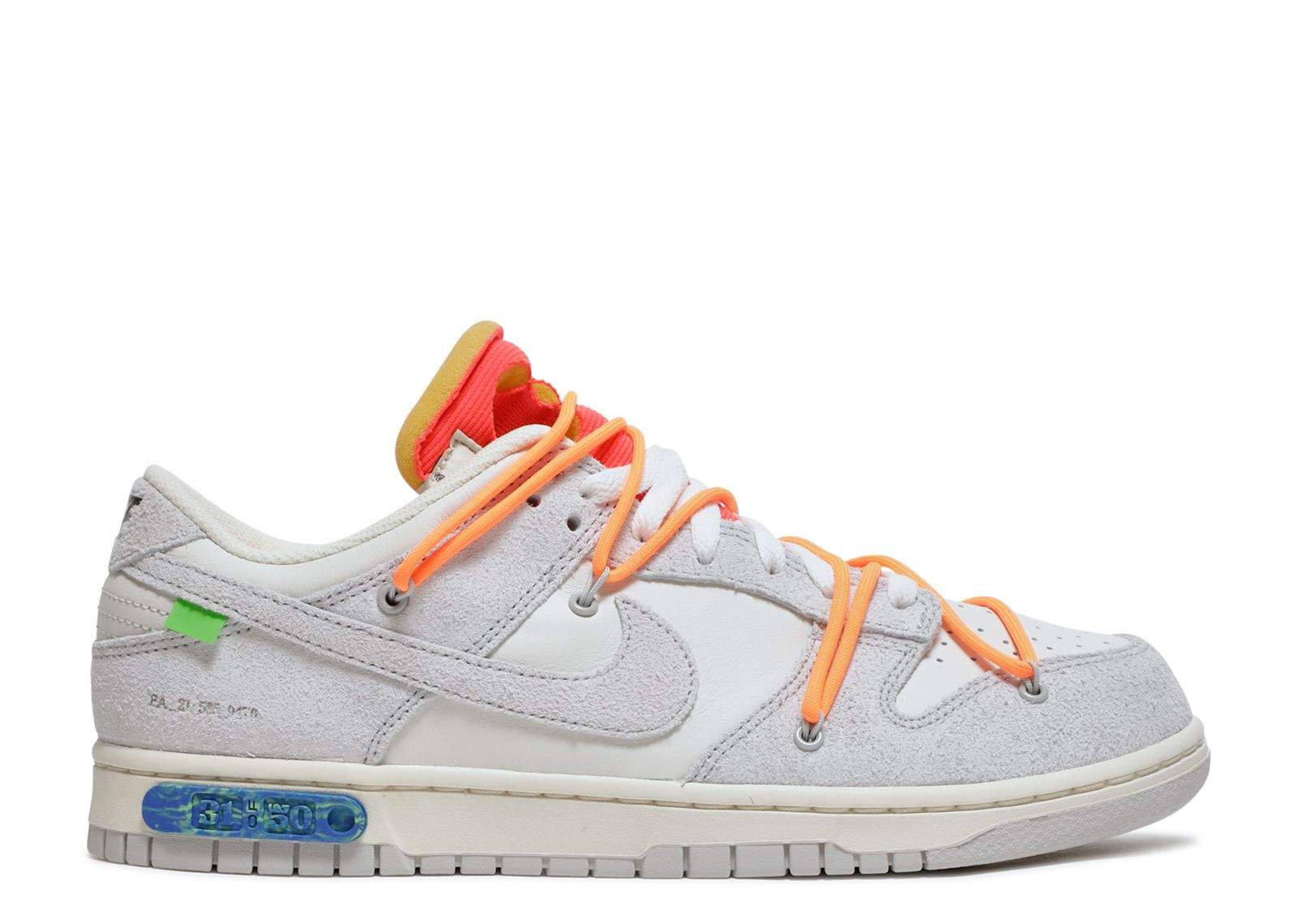 Nike Off-White X Dunk Low ‘Lot 31 Of 50’ Everlasting Sneaker