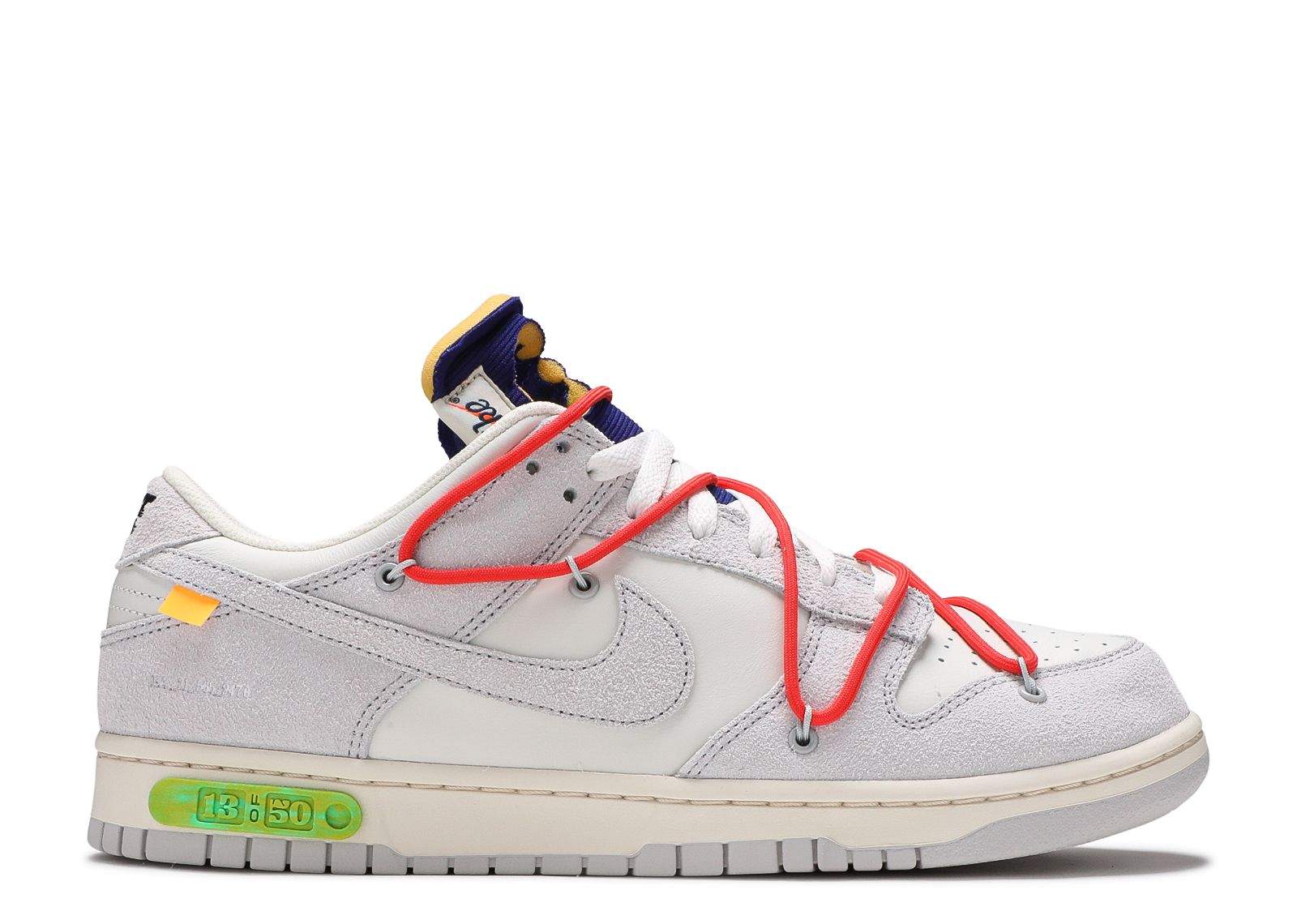 Nike Off-White X Dunk Low ‘Lot 13 Of 50’ Revered Footwear