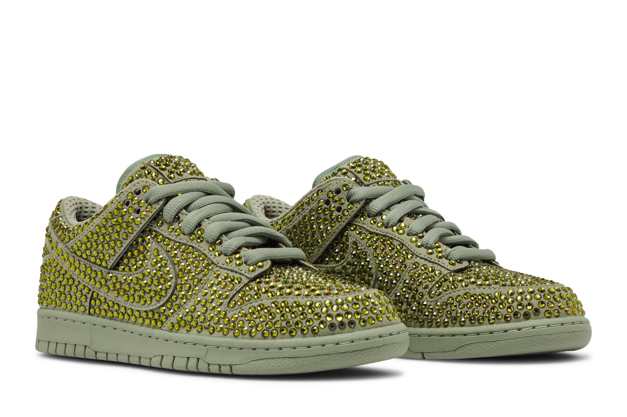 Cactus Plant Flea Market X Swarovski X Nike Dunk Low Spiral Sage CZ2670-300 - Image 8