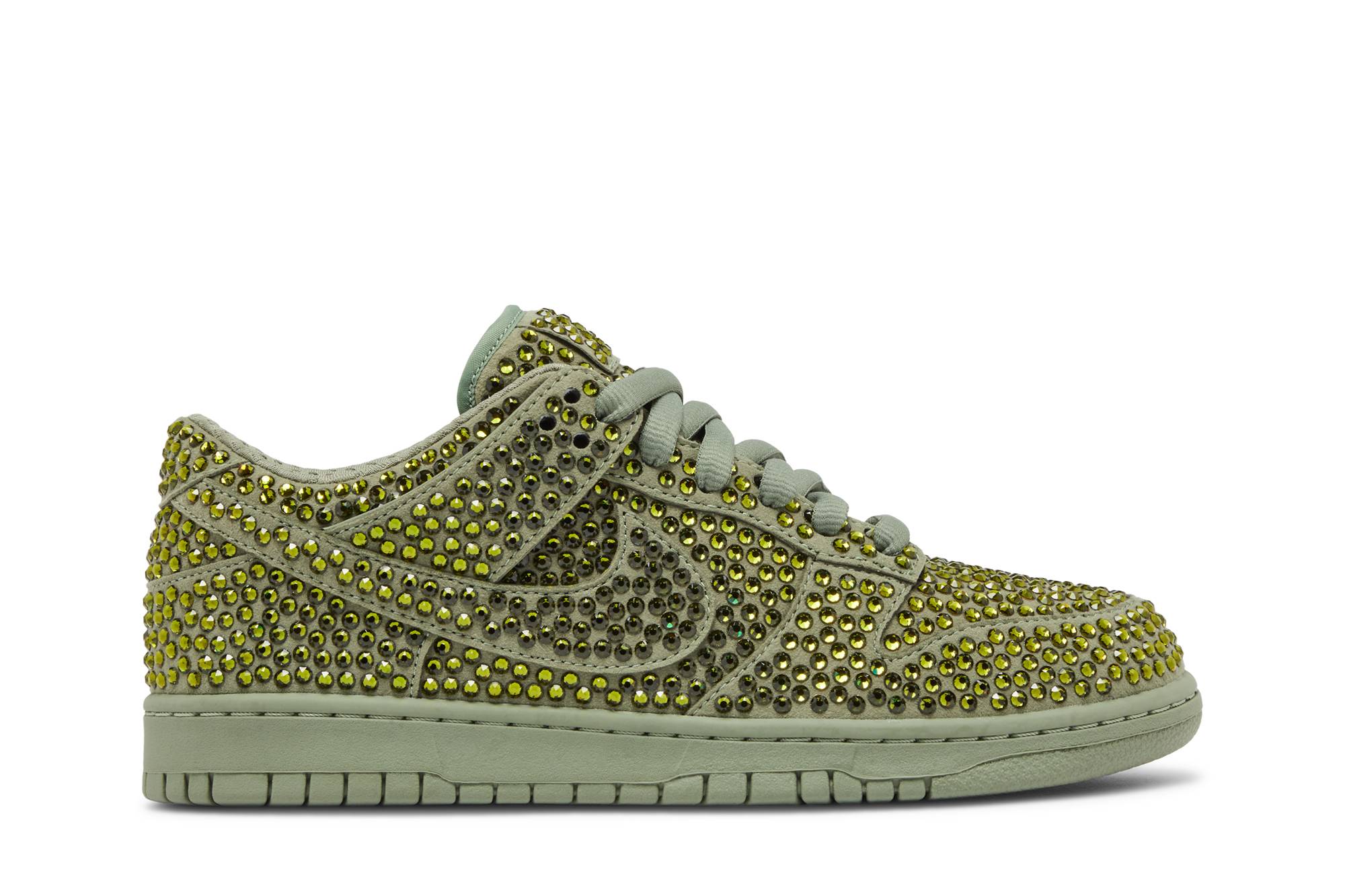 Cactus Plant Flea Market X Swarovski X Nike Dunk Low Spiral Sage CZ2670-300
