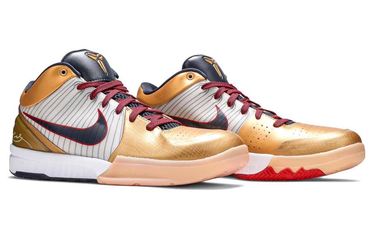 Nike Zoom Kobe 4 Protro Gold Medal FQ3544-100 - Image 3