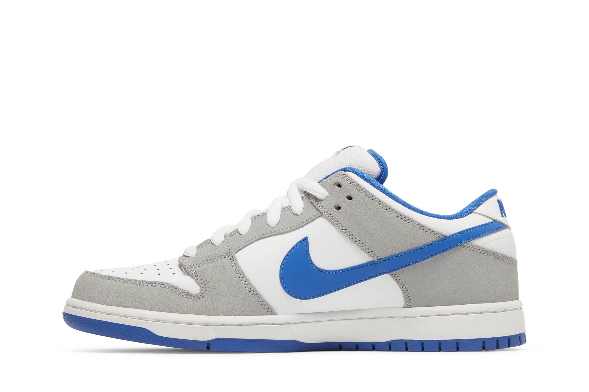 Nike Dunk Low Pro SB Matte Silver Varsity Royal 304292-040 - Image 3
