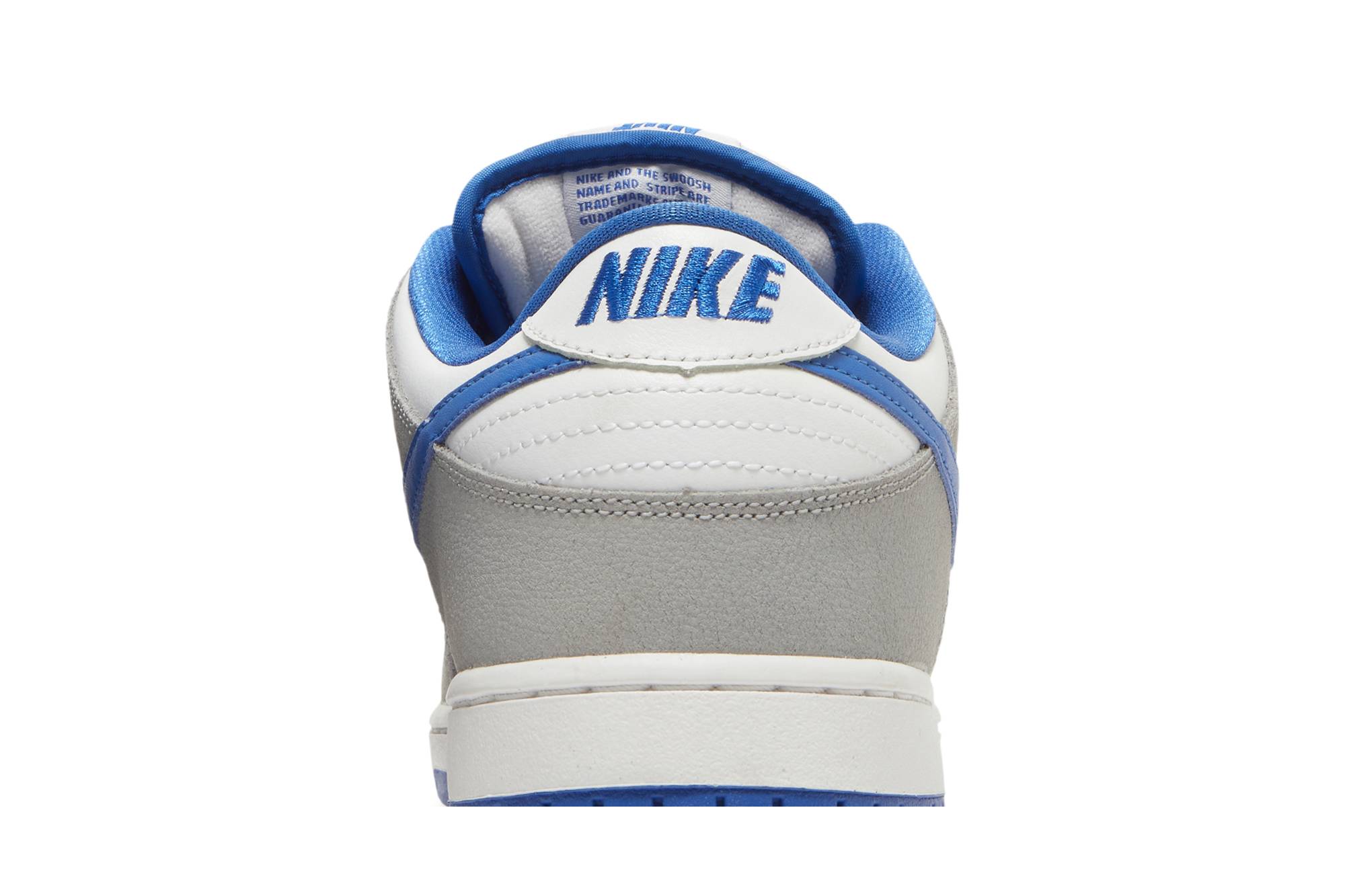 Nike Dunk Low Pro SB Matte Silver Varsity Royal 304292-040 - Image 7