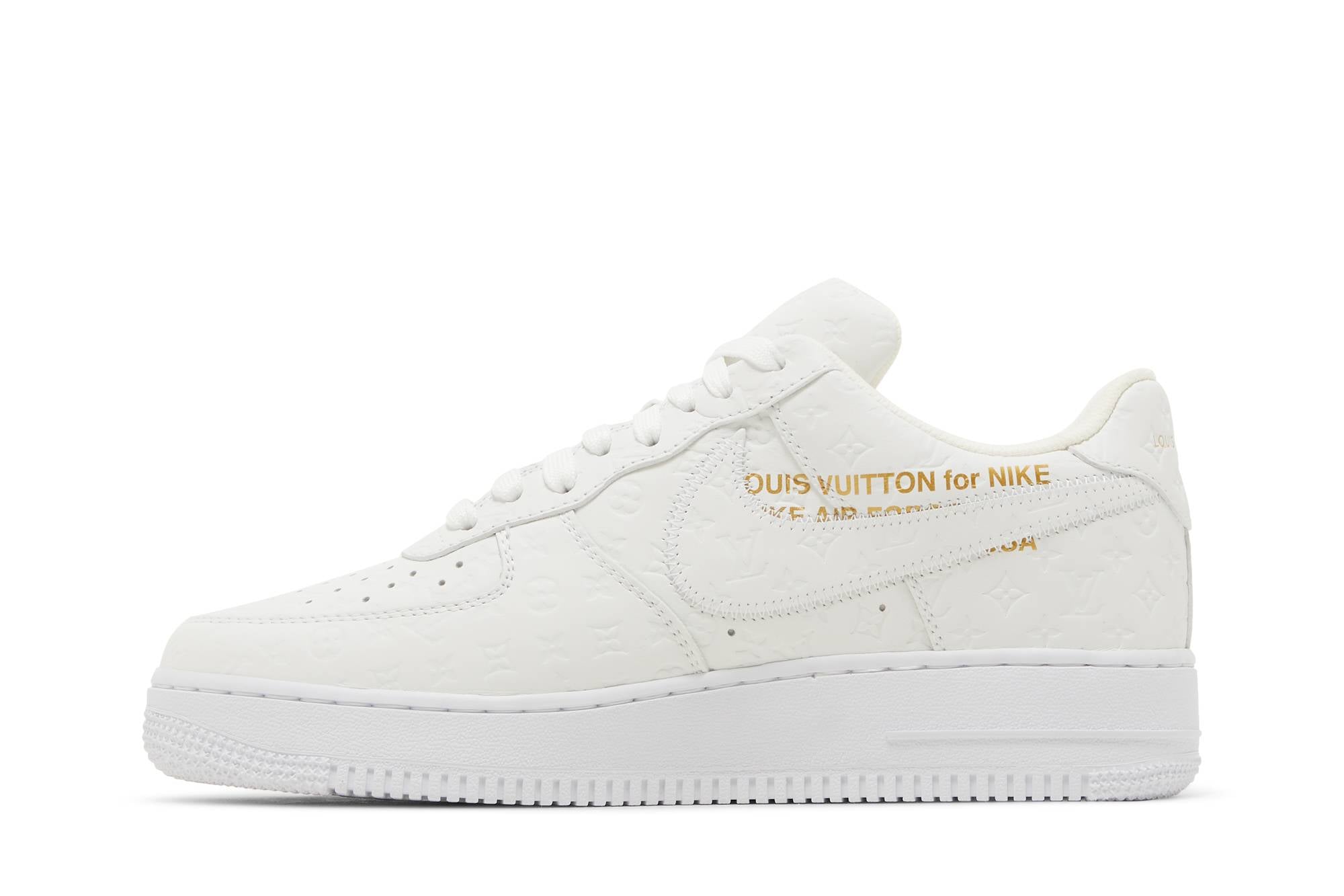 Louis Vuitton X Nike Air Force 1 Low By Virgil Abloh White 1A9V8A - Image 3