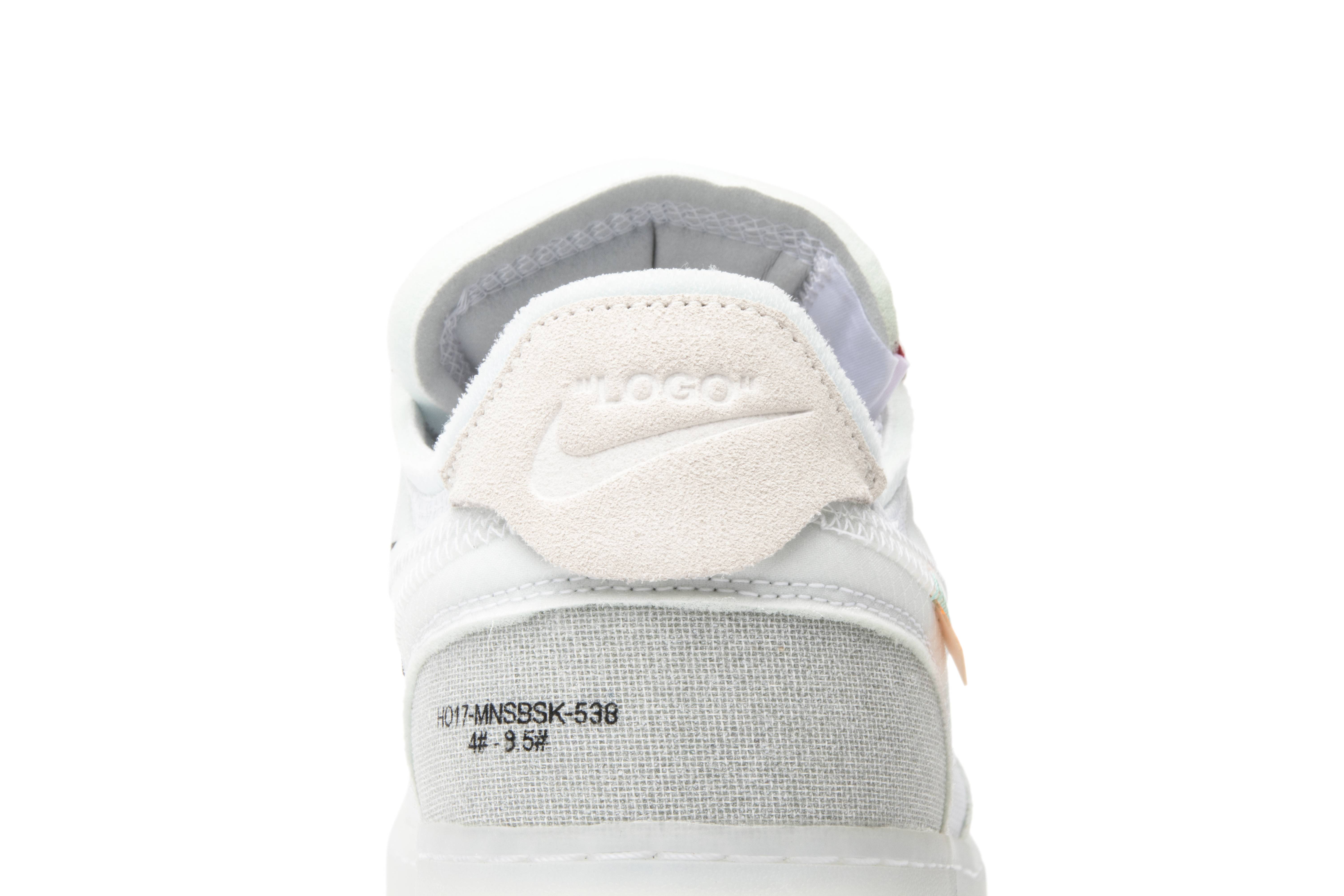 Off-White X Nike Air Force 1 Low The Ten AO4606-100 - Image 7