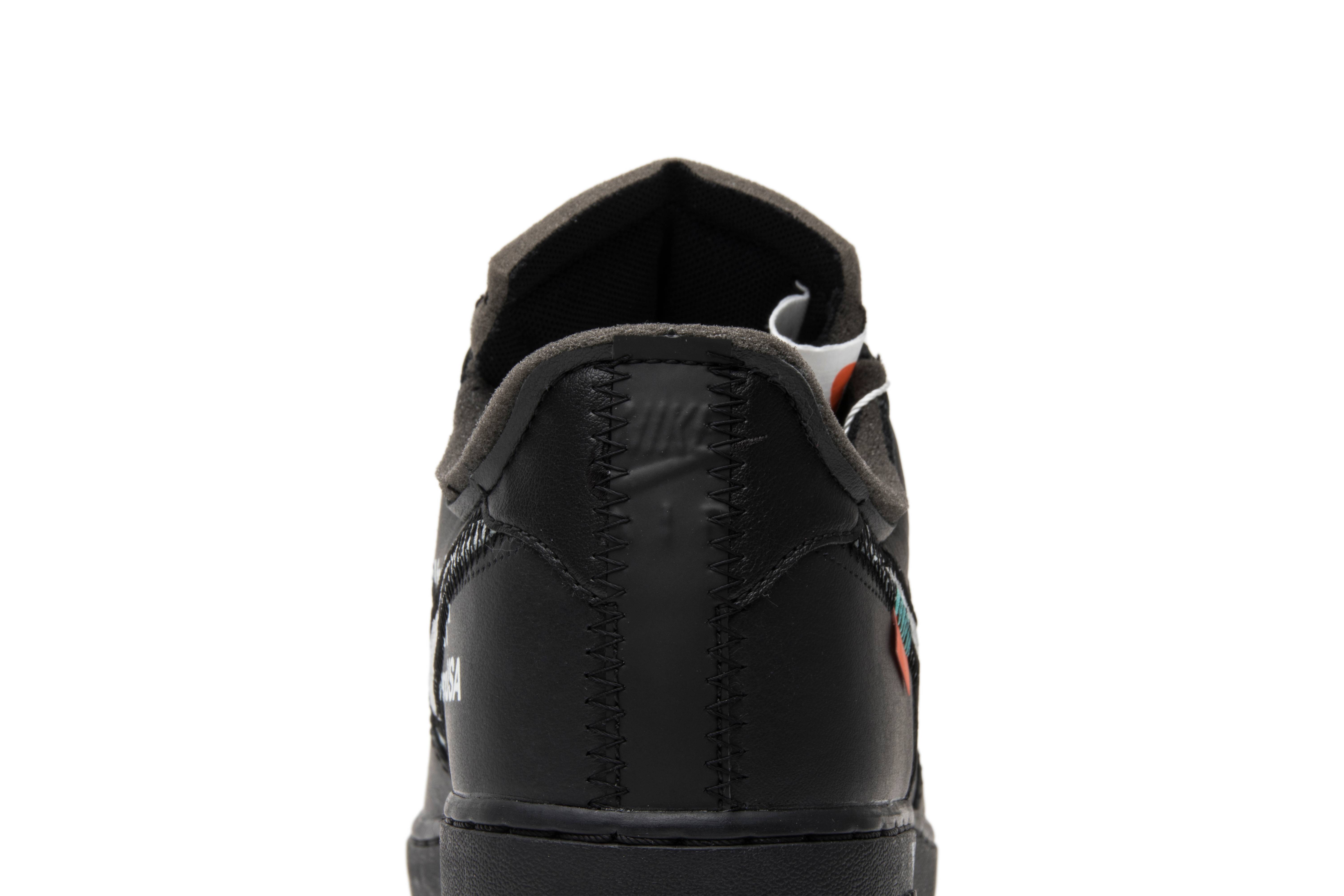 Off-White X Nike Air Force 1 Low 07 MoMA ( No Socks ) AV5210-001 - Image 7