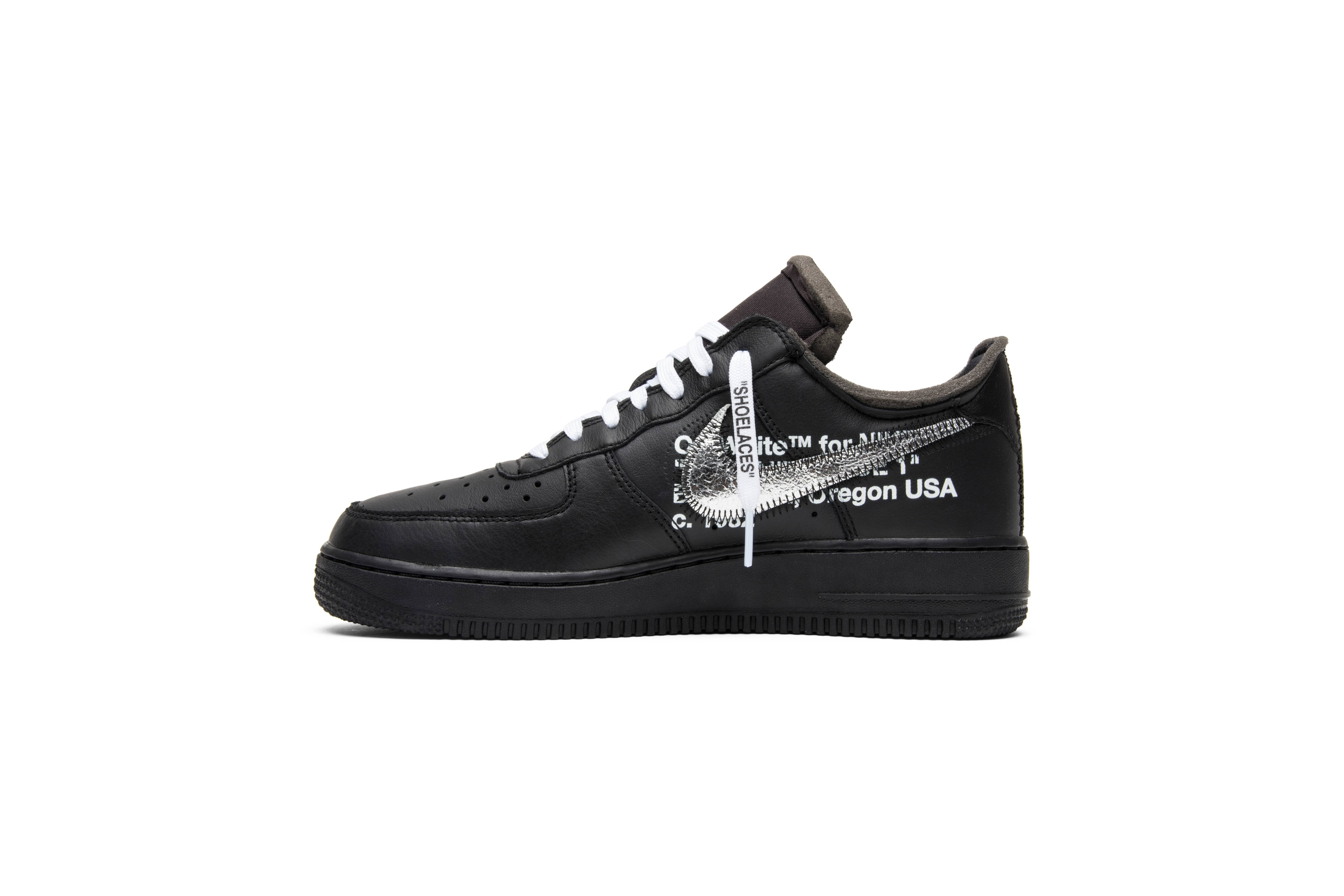 Off-White X Nike Air Force 1 Low 07 MoMA ( No Socks ) AV5210-001 - Image 3