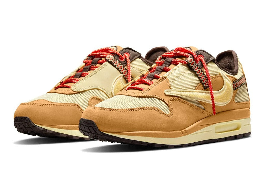 Nike Air Max 1 X Travis Scott Cactus Jack Wheat Lemon Drop