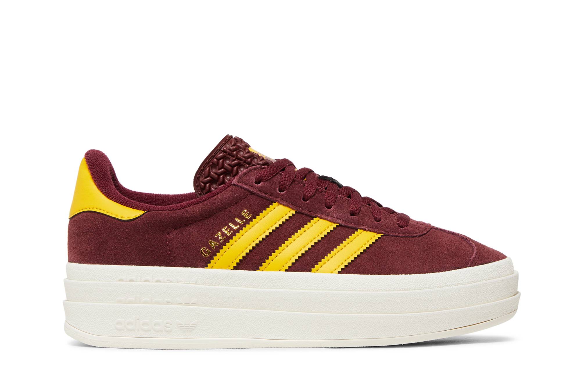( Women ) Adidas Gazelle Bold ‘Shadow Red Gold’ IF5195