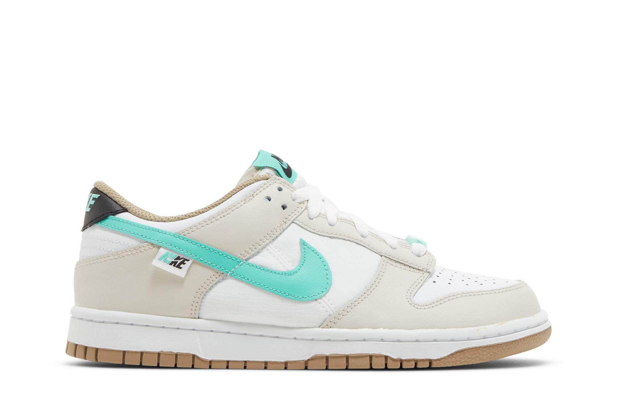 ( Grade School ) Nike Dunk Low ‘Split Seam White Tan Mint’ DX6063-131