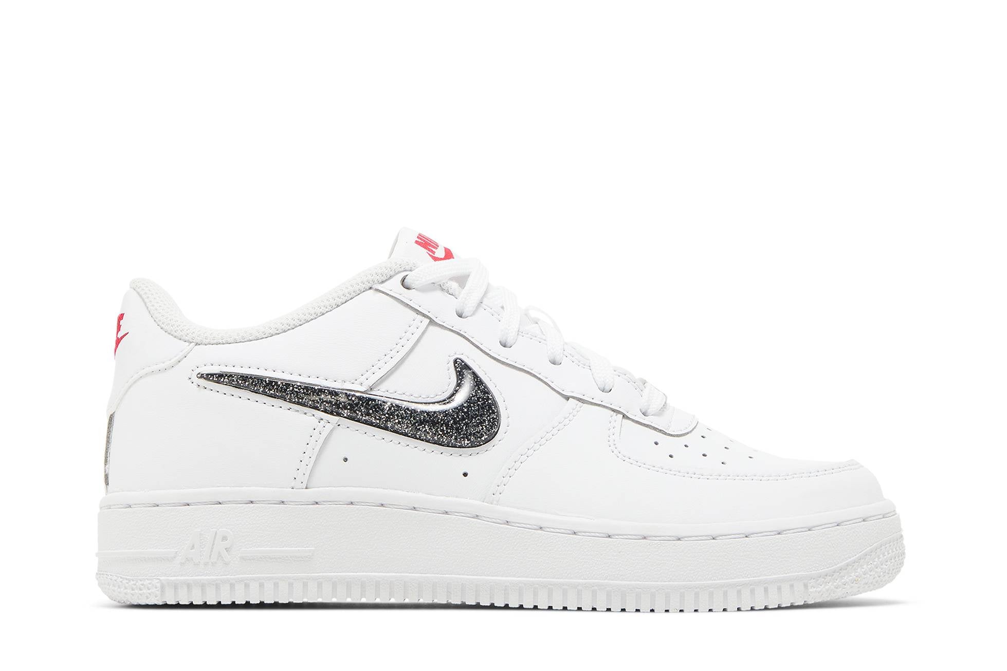 ( Grade School ) Nike Air Force 1 Low LV8 ‘White Metallic Silver’ DC9651-100