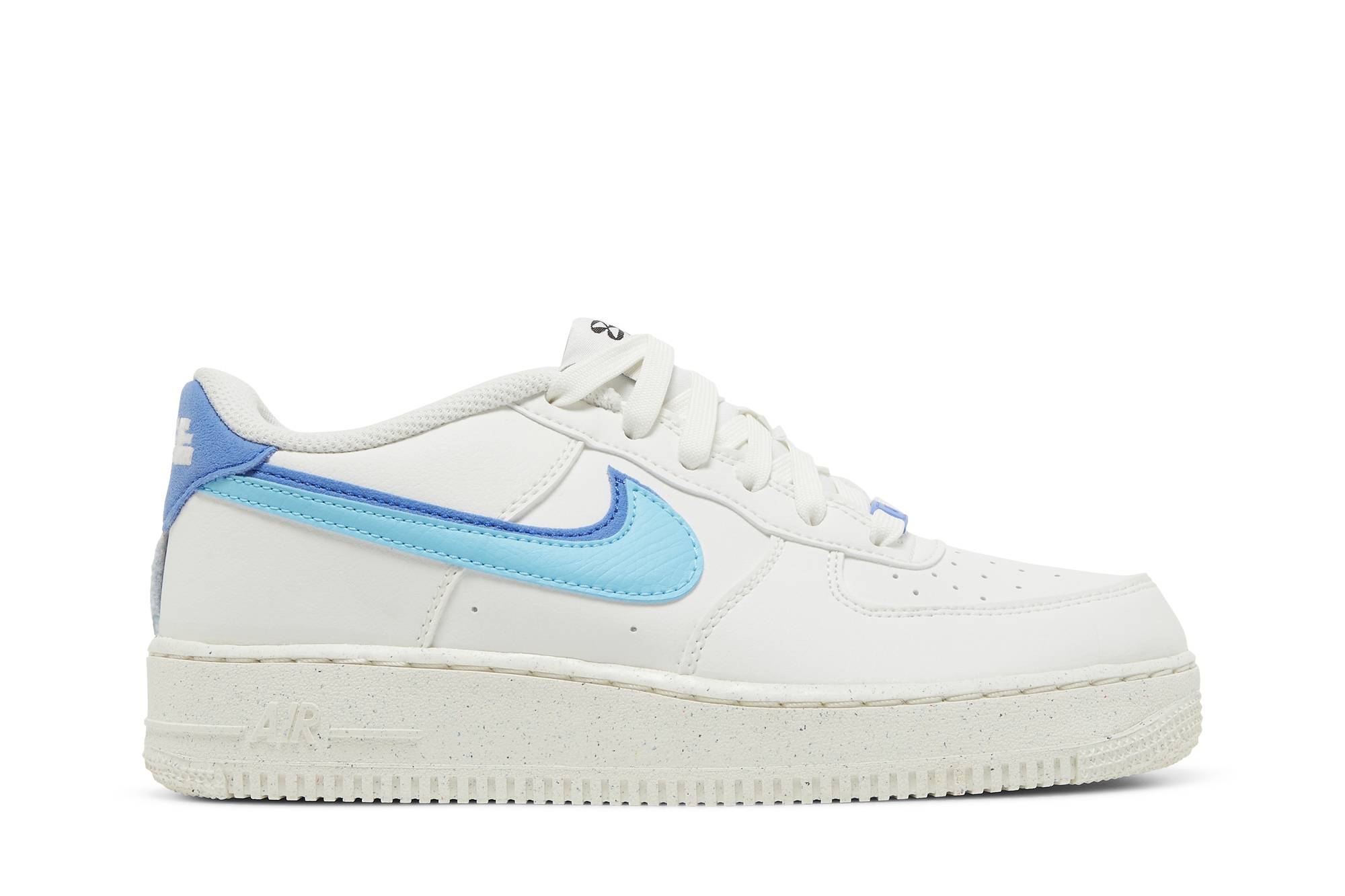 ( Grade School ) Nike Air Force 1 LV8 ‘Sail Medium Blue’ DQ0359-100