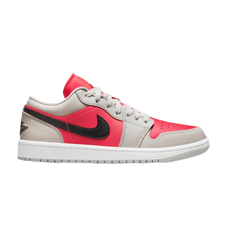 ( Women ) Air Jordan 1 Low ‘Light Iron Ore Siren Red’ DC0774-060