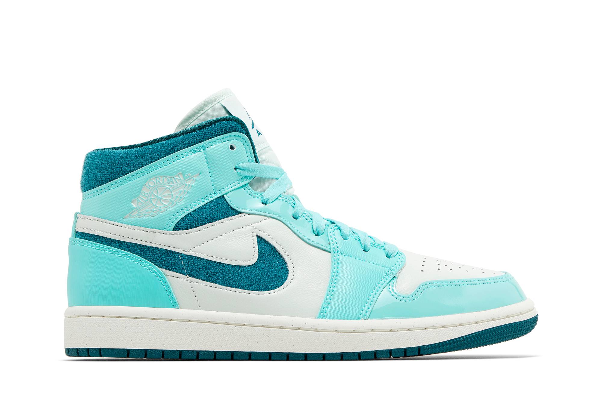 ( Women ) Air Jordan 1 Mid ‘Bleached Turquoise’ DZ3745-300