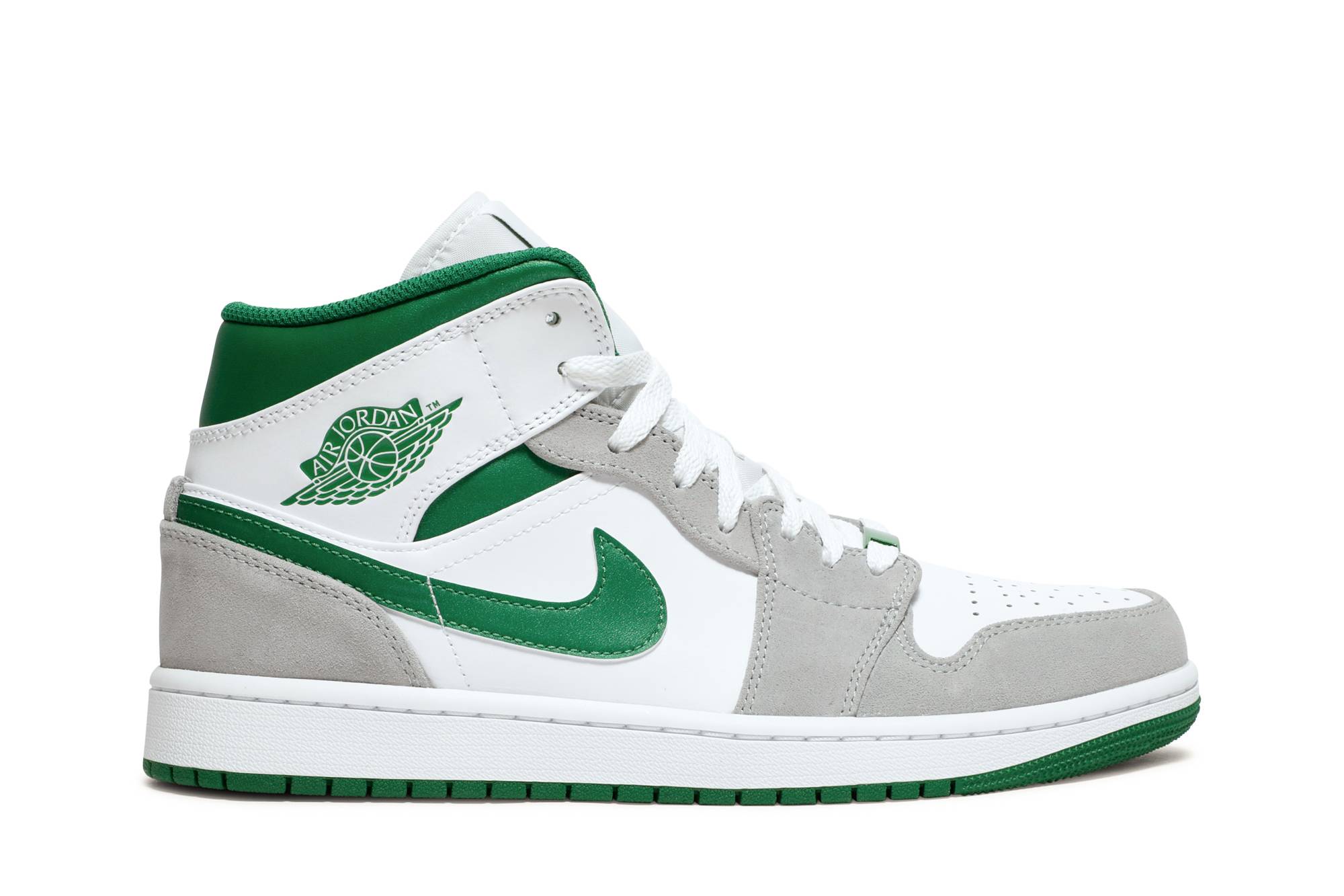 Air Jordan 1 Mid Grey Pine Green DC7294-103