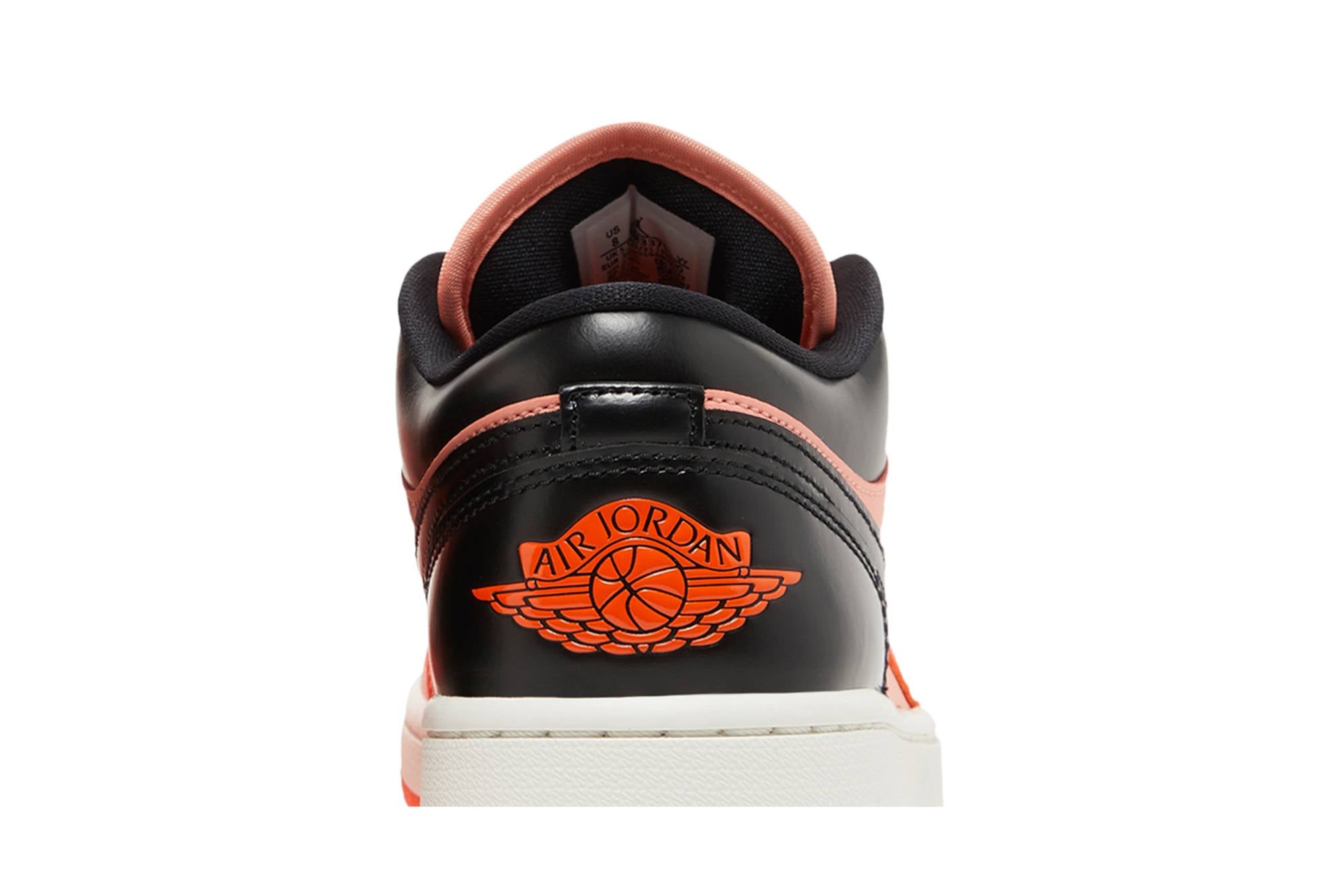 ( Women ) Air Jordan 1 Low S/E Orange Black DM3379-600 - Image 14