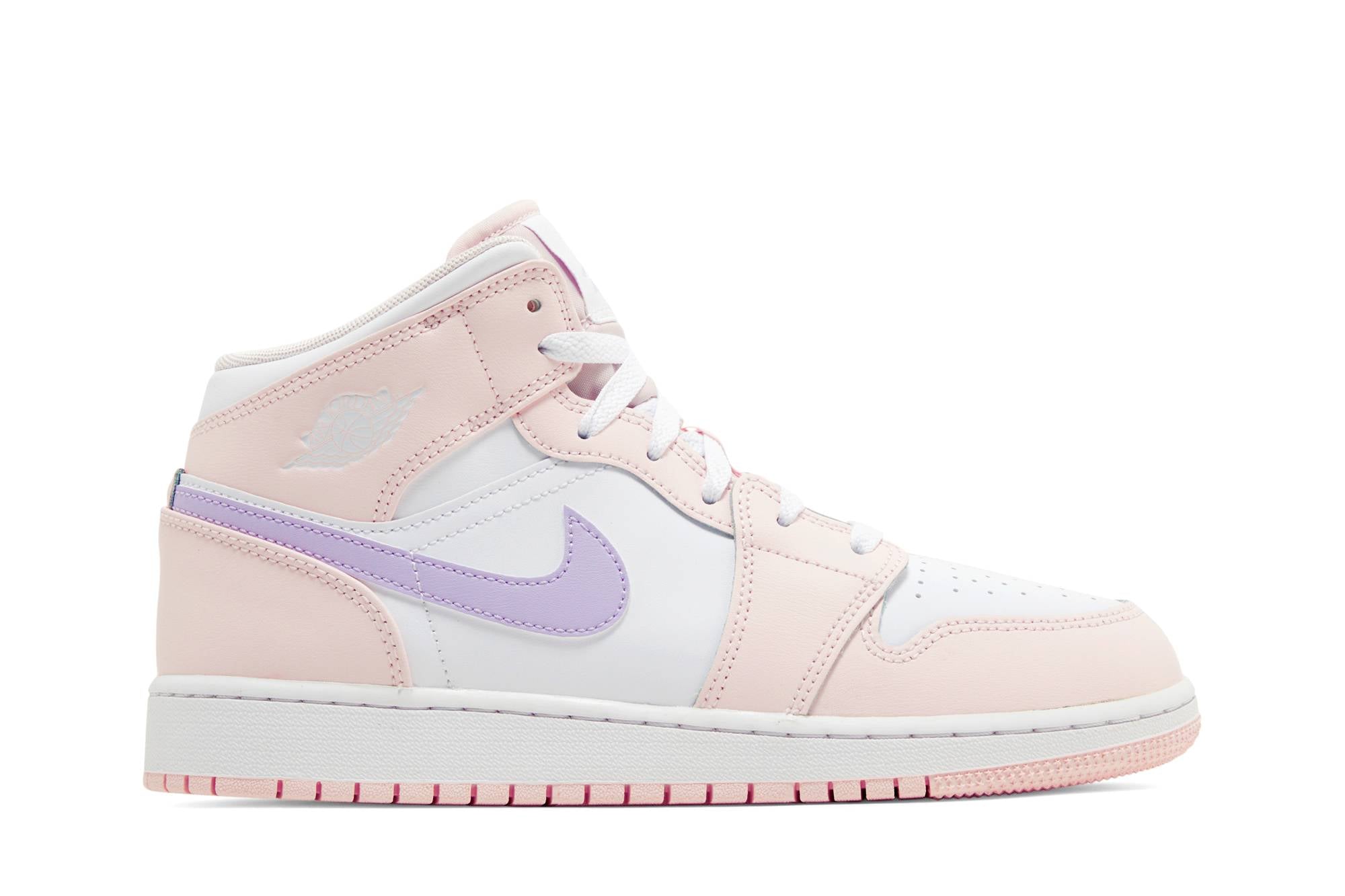 ( Youth ) Air Jordan 1 Mid Pink Wash FD8780-601