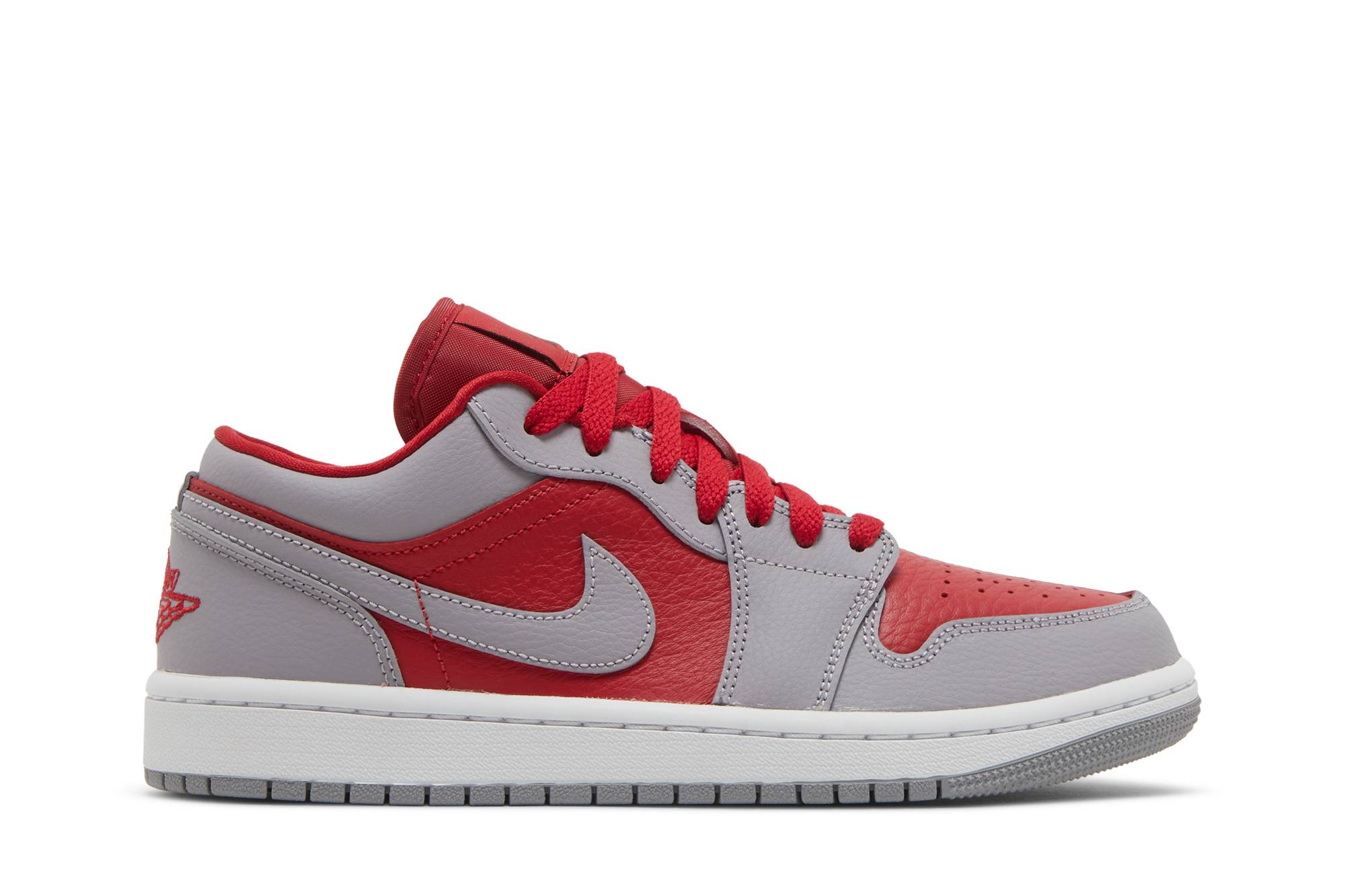 ( Women ) Air Jordan 1 Low SE ‘Split – Gym Red Cement Grey’ DR0502-600