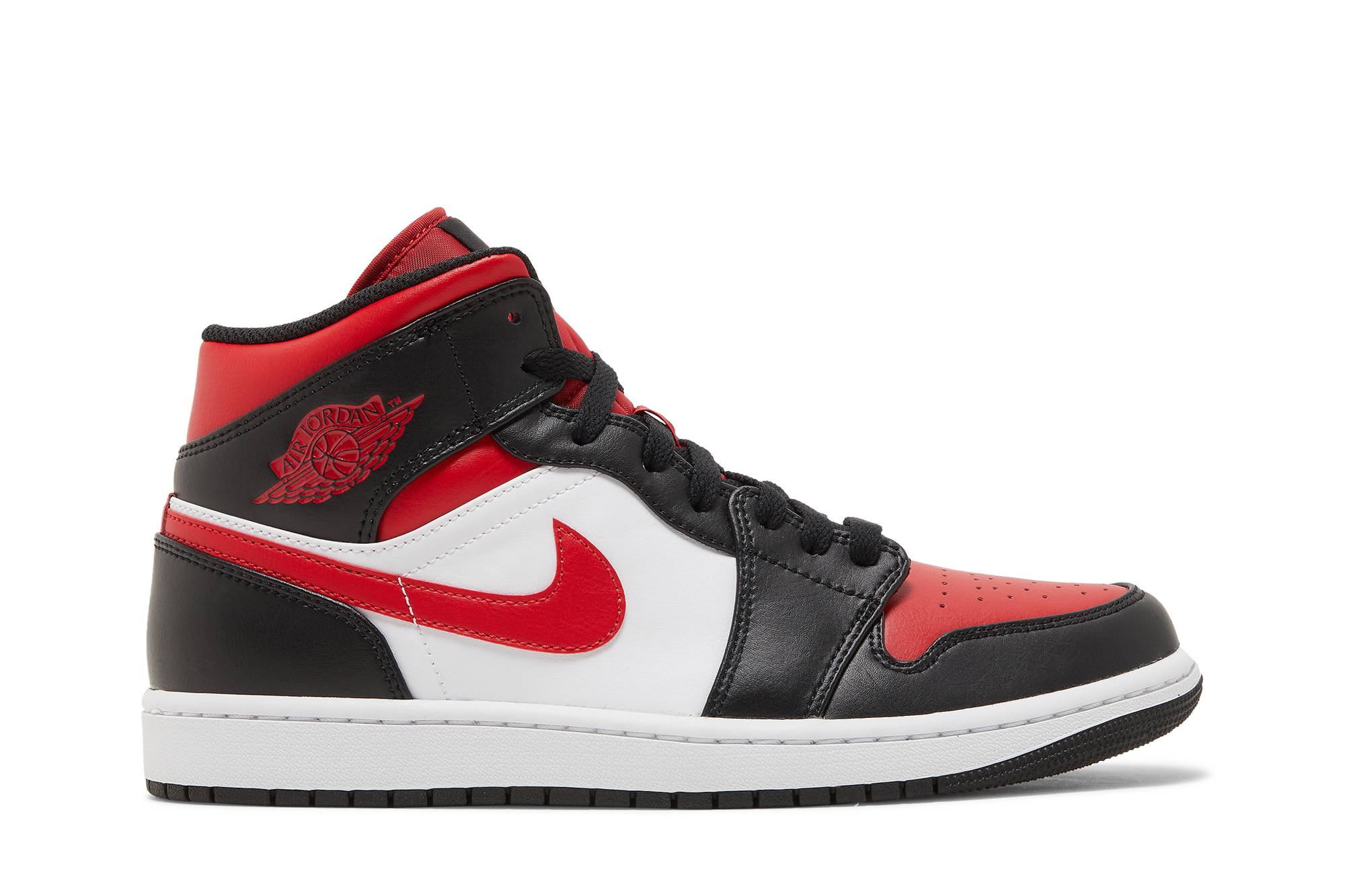 Air Jordan 1 Mid ‘Bred Toe’ ( 2022 ) 554724-079