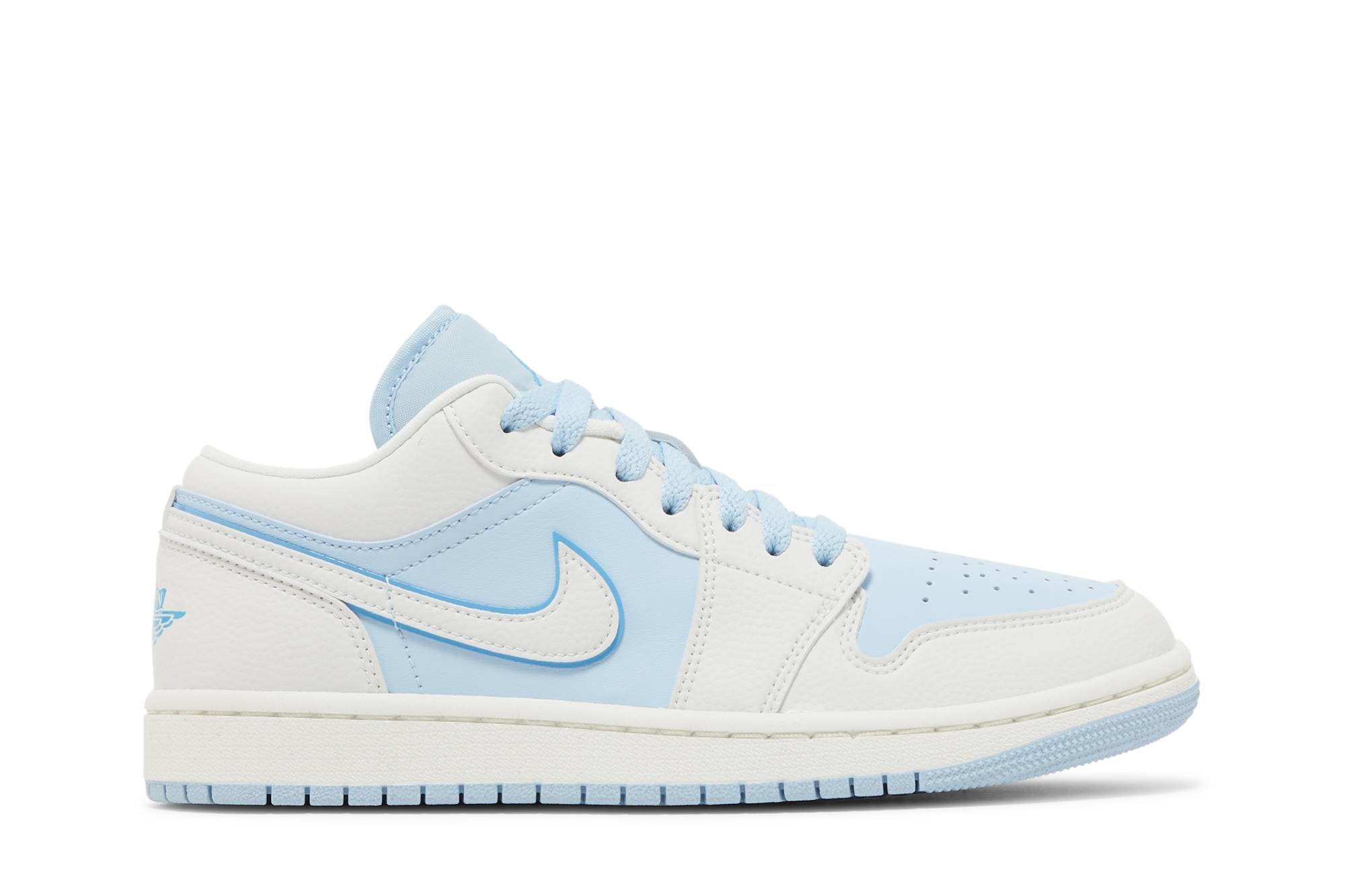 ( Women ) Air Jordan 1 Low SE Reverse Ice Blue DV1299-104