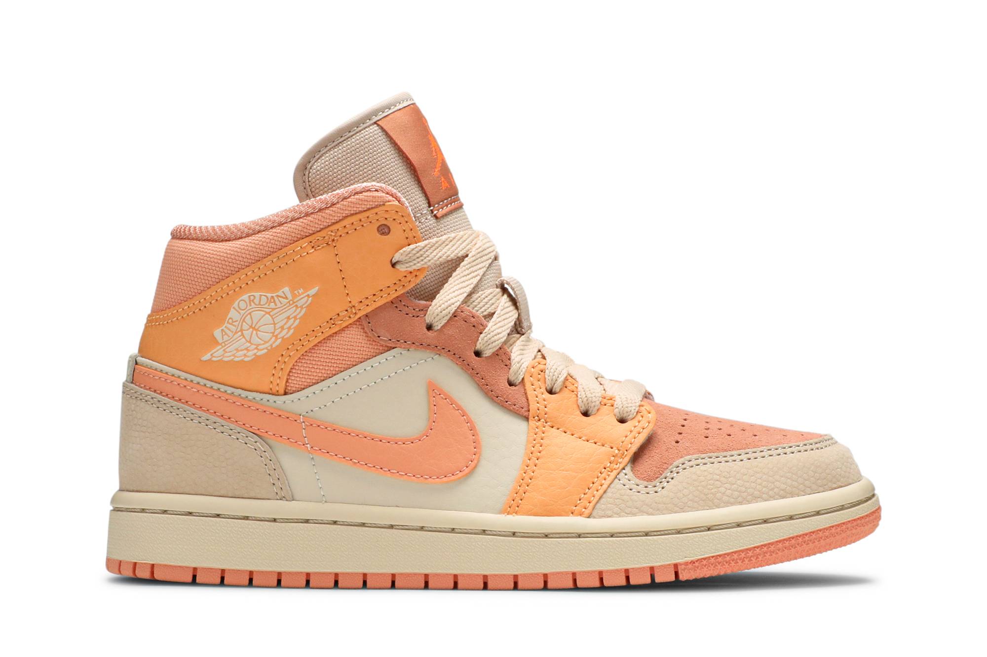 ( Women ) Air Jordan 1 Mid Apricot DH4270-800