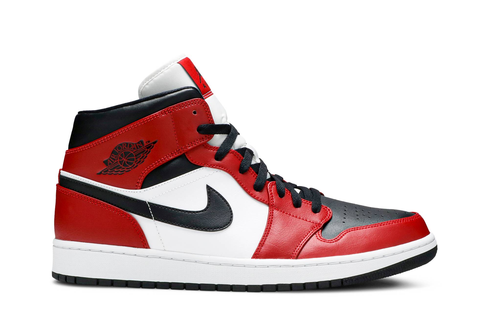 Air Jordan 1 Mid Chicago Black Toe 554724-069