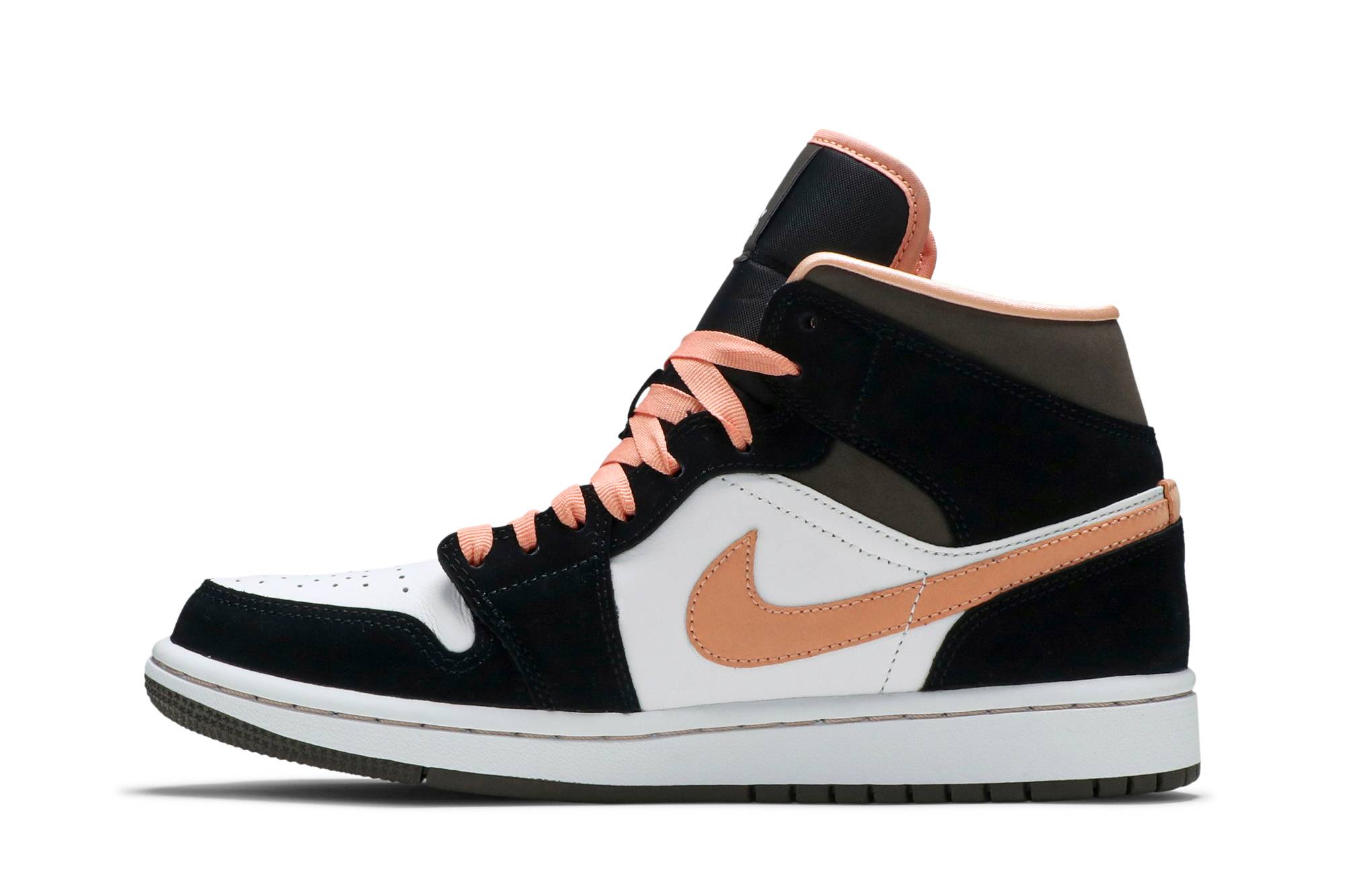 ( Women ) Air Jordan 1 Mid SE Peach Mocha DH0210-100 - Image 3