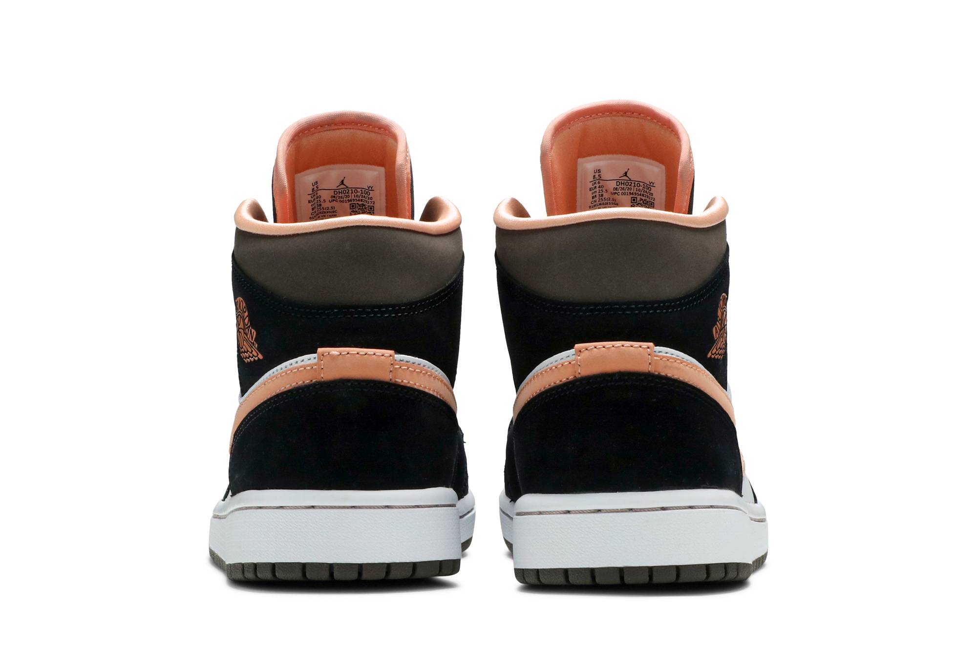 ( Women ) Air Jordan 1 Mid SE Peach Mocha DH0210-100 - Image 6