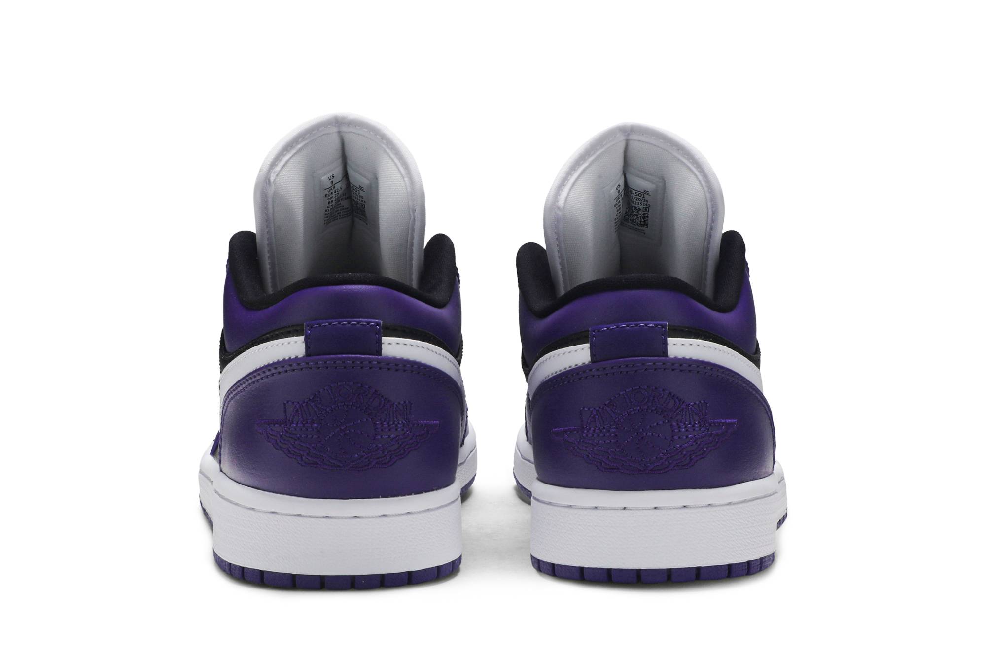 Air Jordan 1 Low Court Purple Black 553558-501 - Image 6