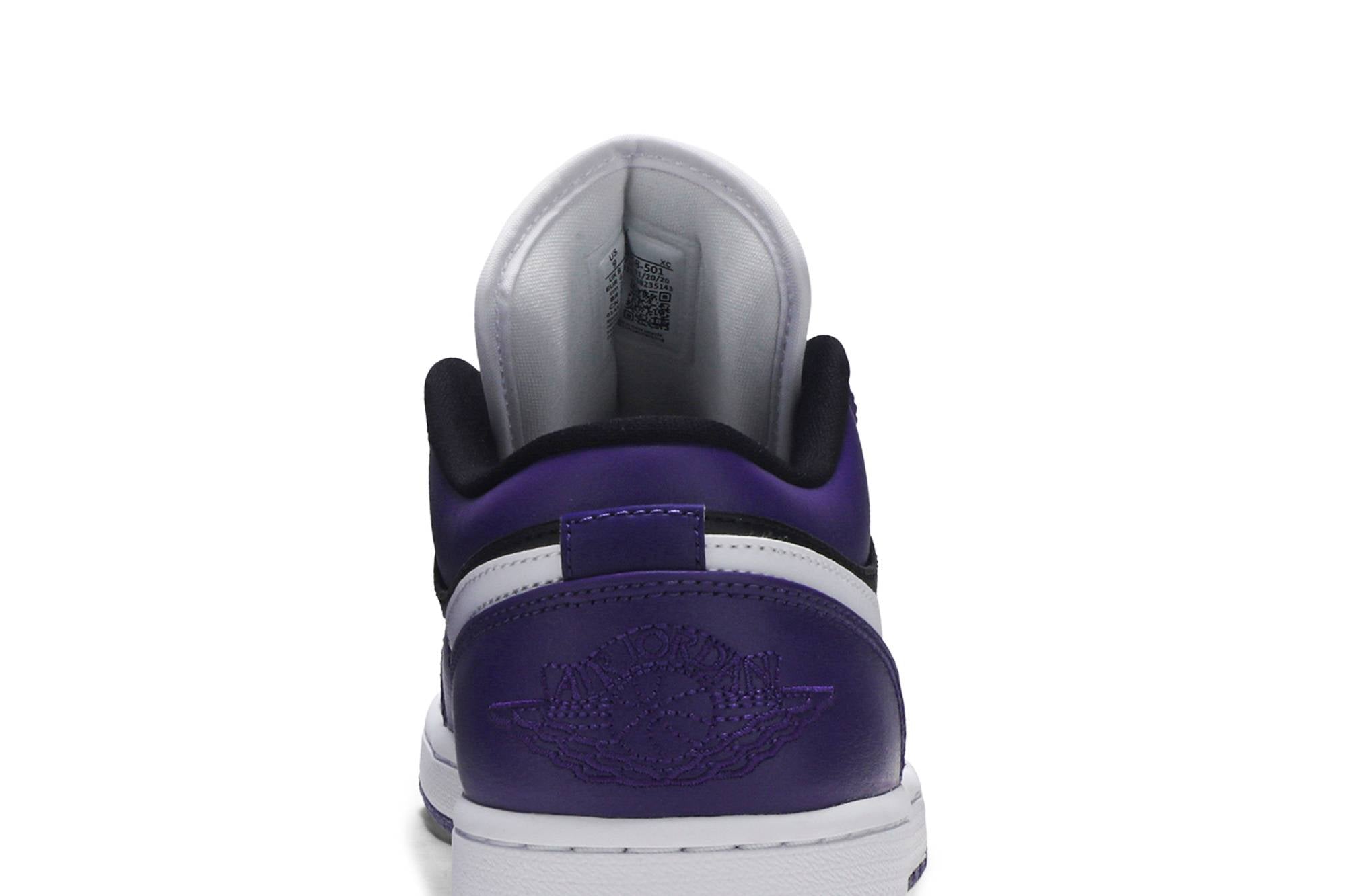 Air Jordan 1 Low Court Purple Black 553558-501 - Image 7