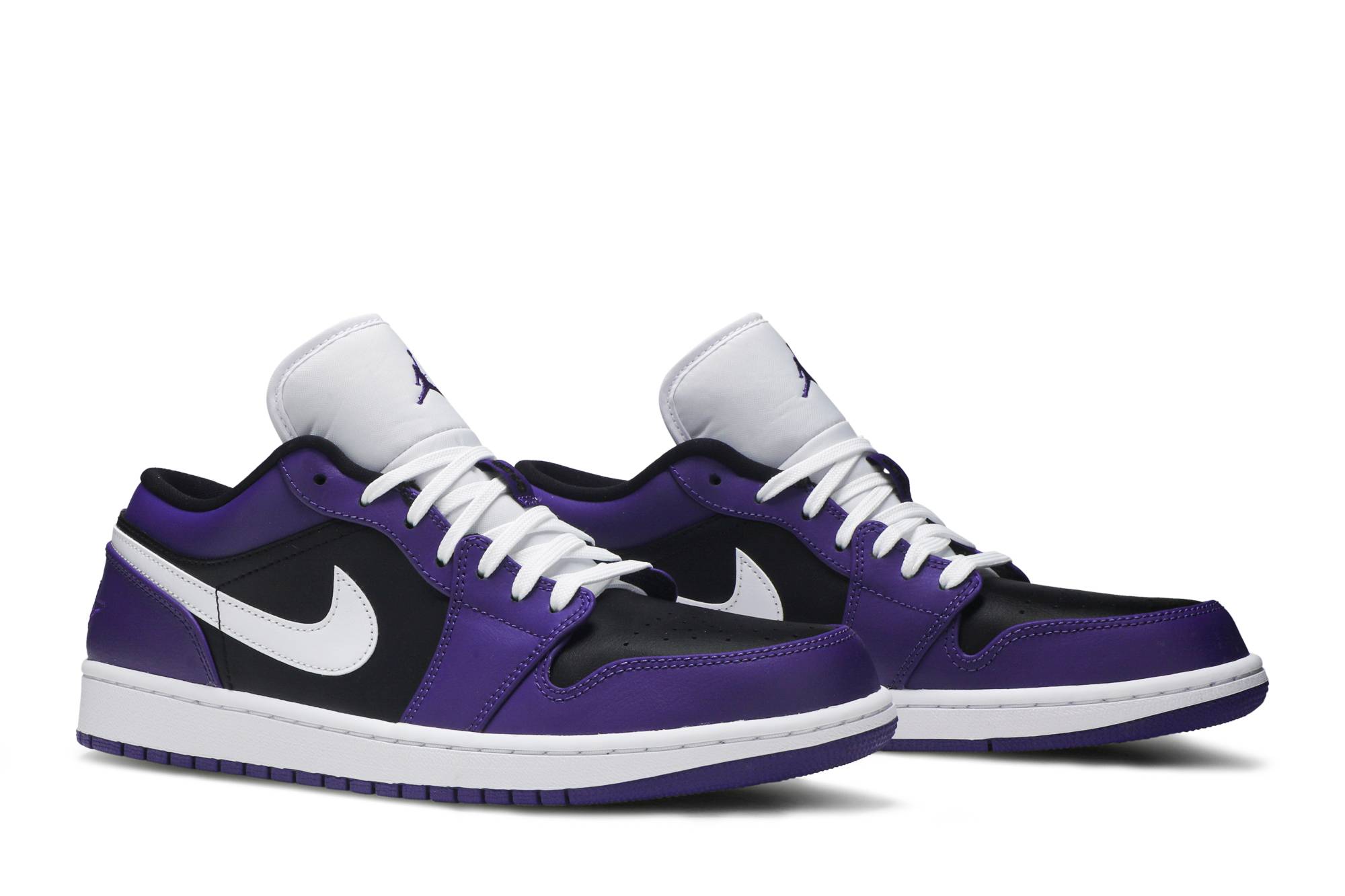 Air Jordan 1 Low Court Purple Black 553558-501 - Image 8
